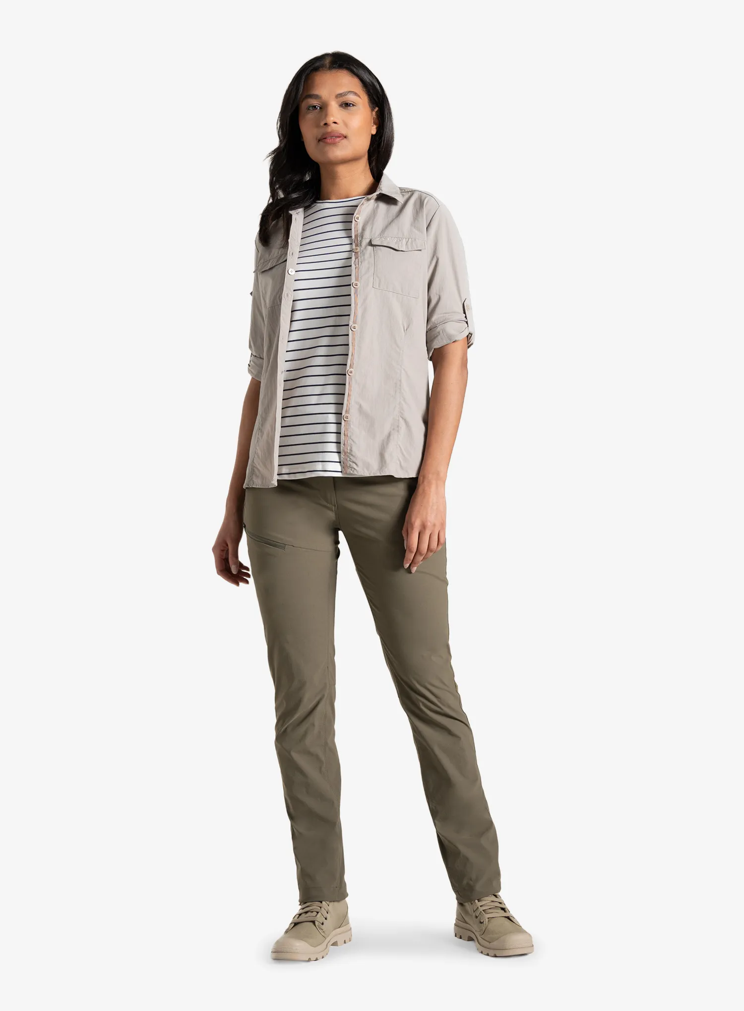 Дамски туристически панталони Craghoppers NosiLife Pro Trouser III - wild olive