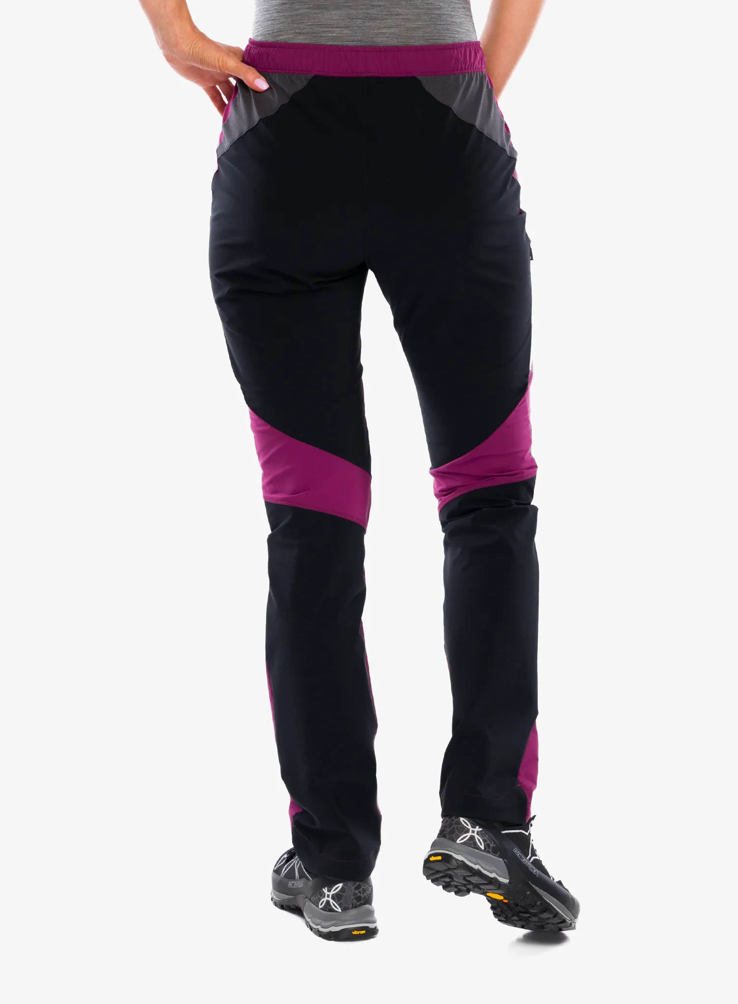 Дамски туристически панталони Montura Spitze Pants - wine red/light rose