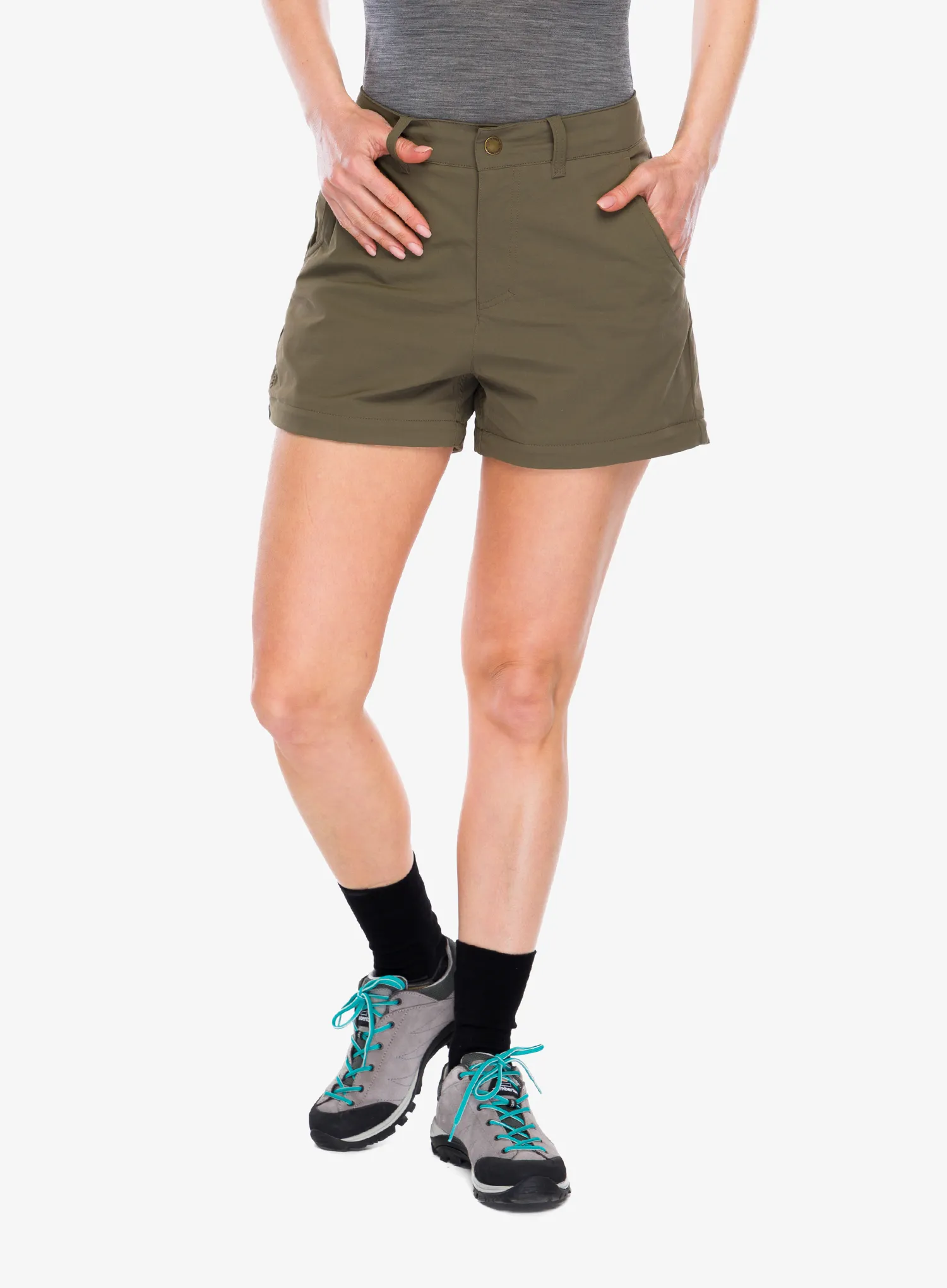 Дамски туристически панталони Royal Robbins Wilder Zip-Off Pant - everglade