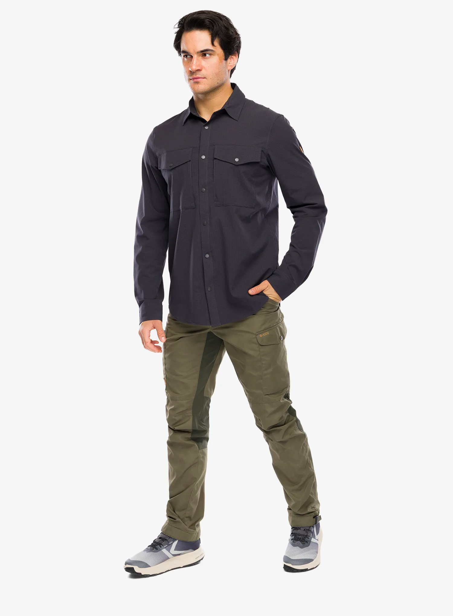 Туристически панталони Fjallraven Kaipak Trousers - laurel green/deep forest
