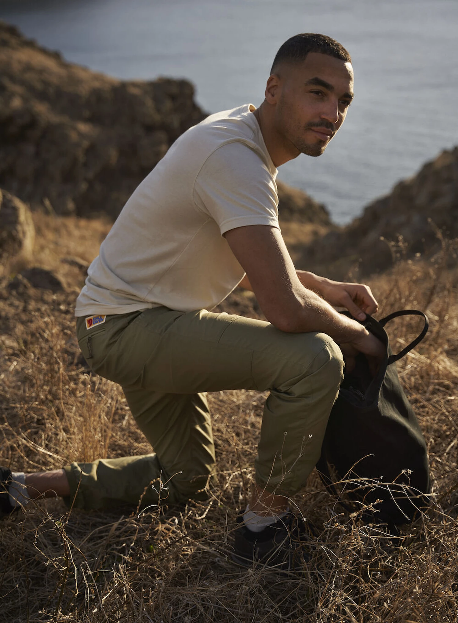 Туристически панталони Fjallraven Vardag Trousers - dark navy