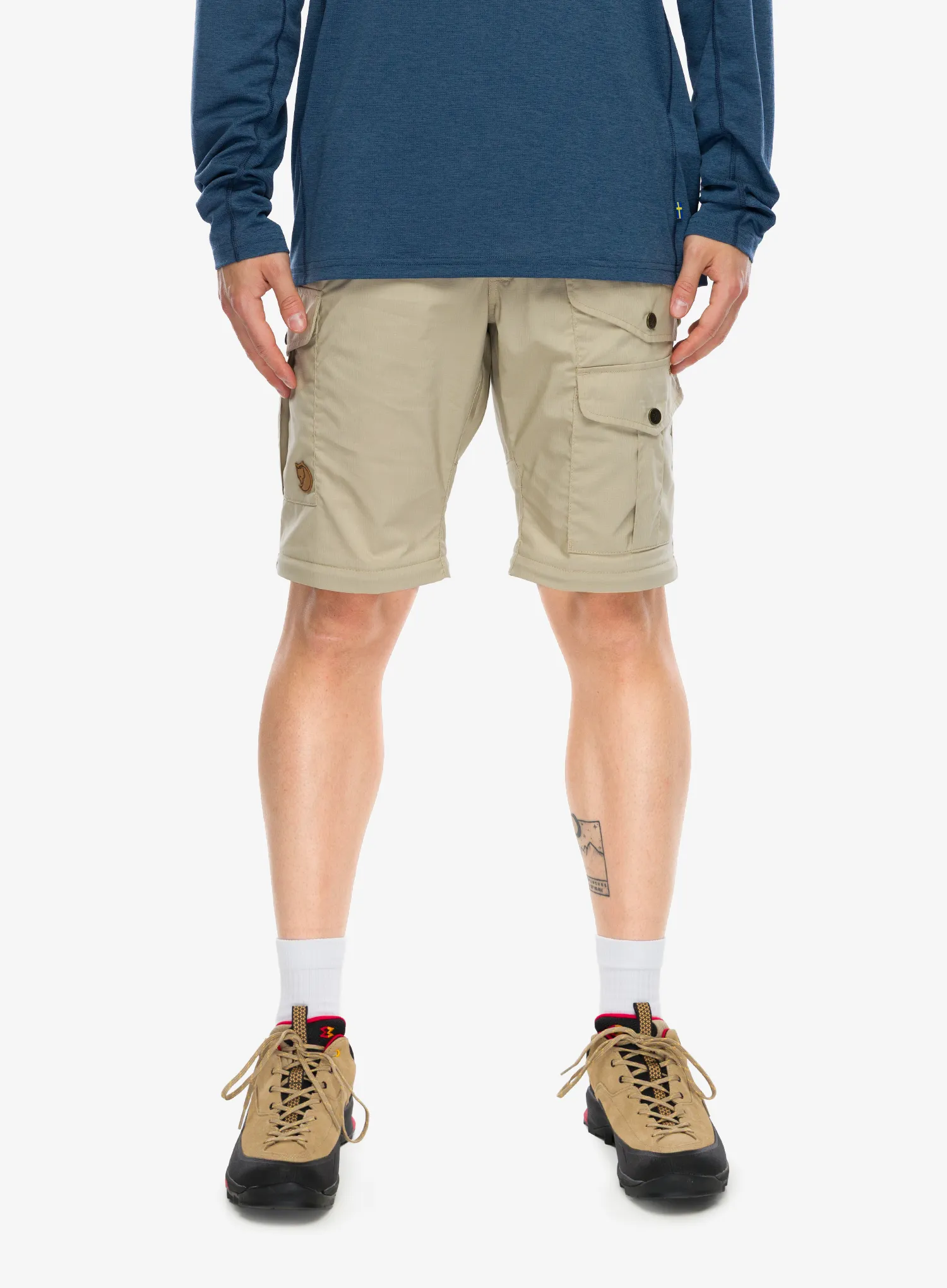 Туристически панталони Fjallraven Vidda Pro Lite Zip-off Trs - fossil