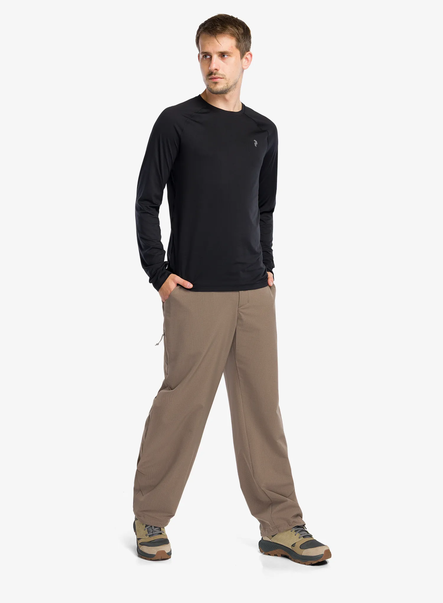 Туристически панталони Peak Performance Backer Grid Pants - terrain tan