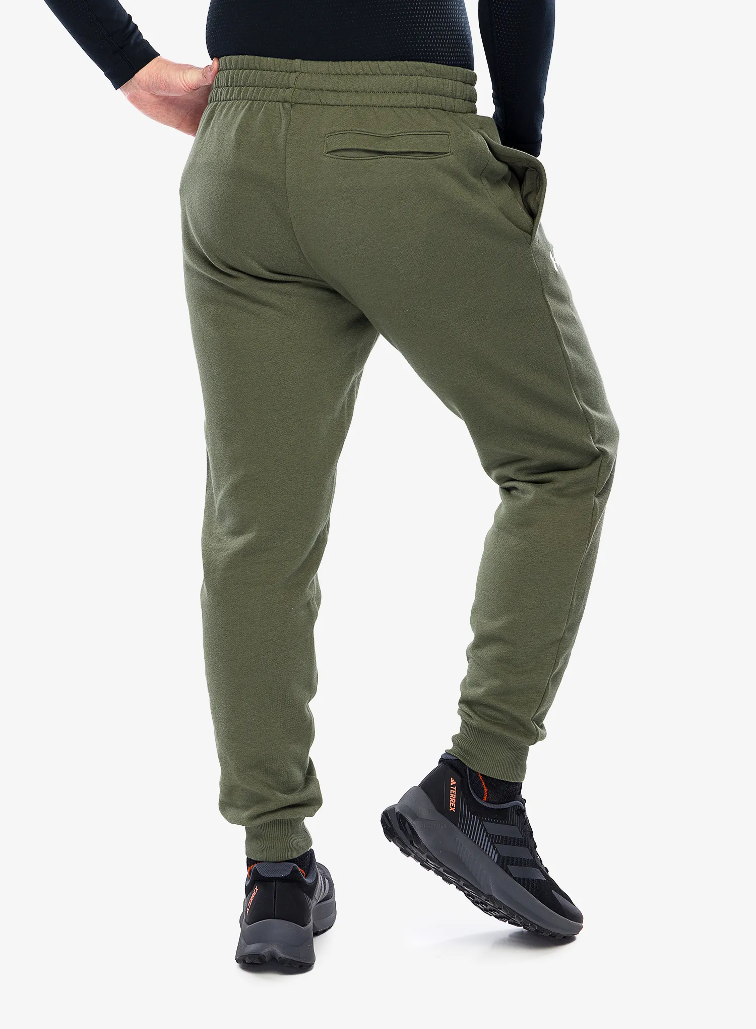 Панталони Under Armour Rival Fleece Joggers - marine od green/white