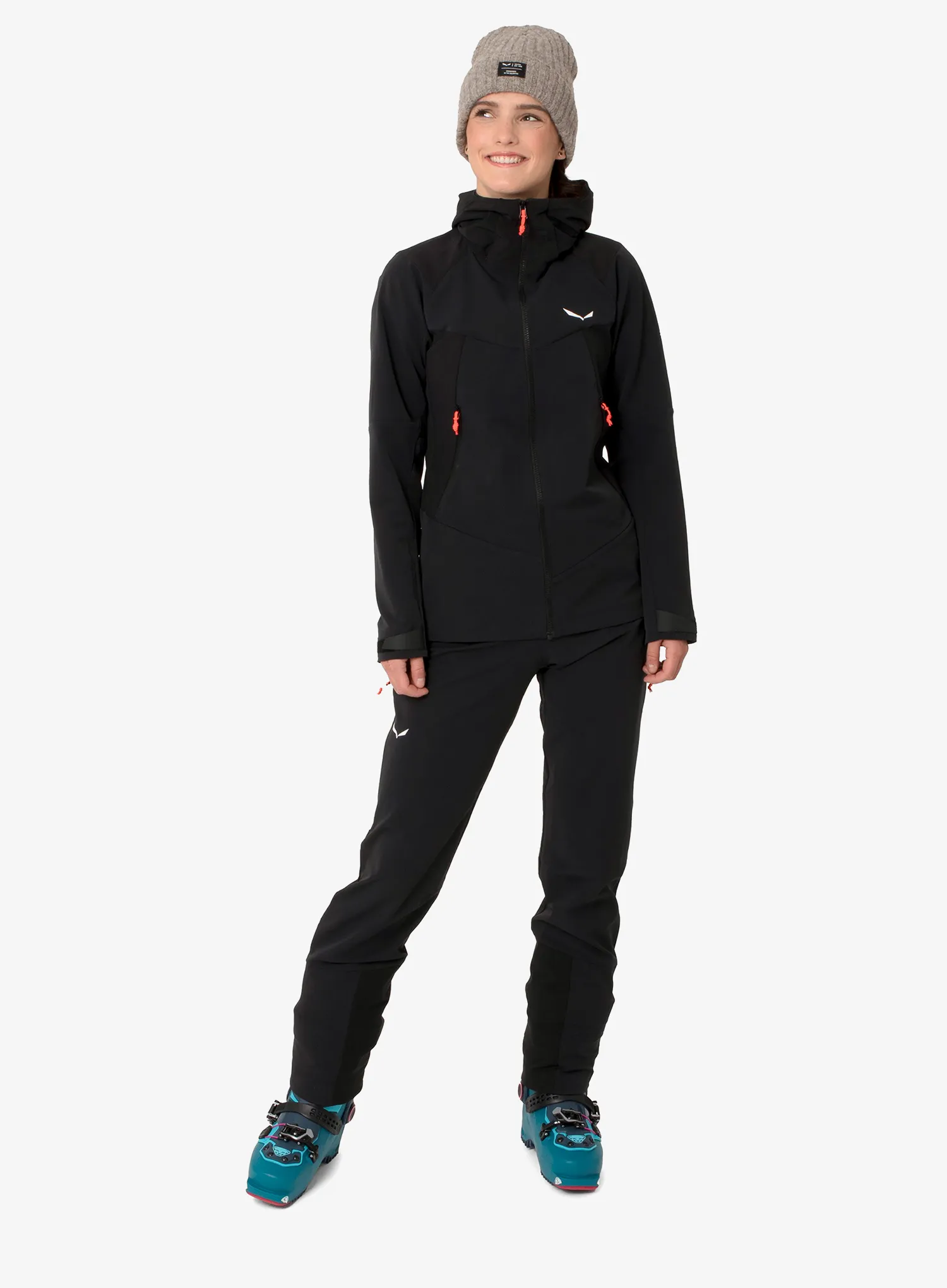 Дамски панталони за планина Salewa Sella DST Pants - black out