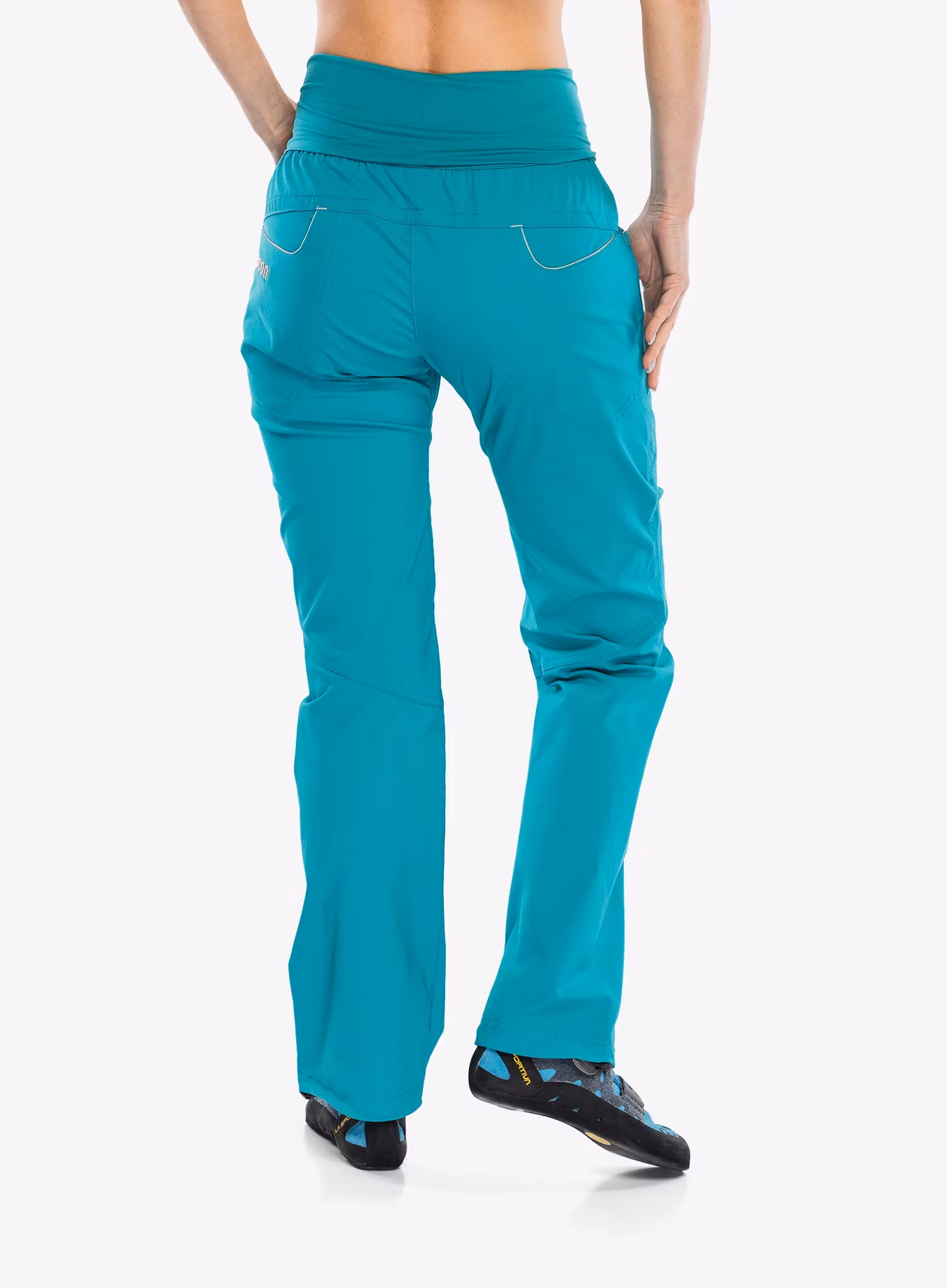 Дамски катерачни панталони Ocun Noya Pants - blue deep peacock