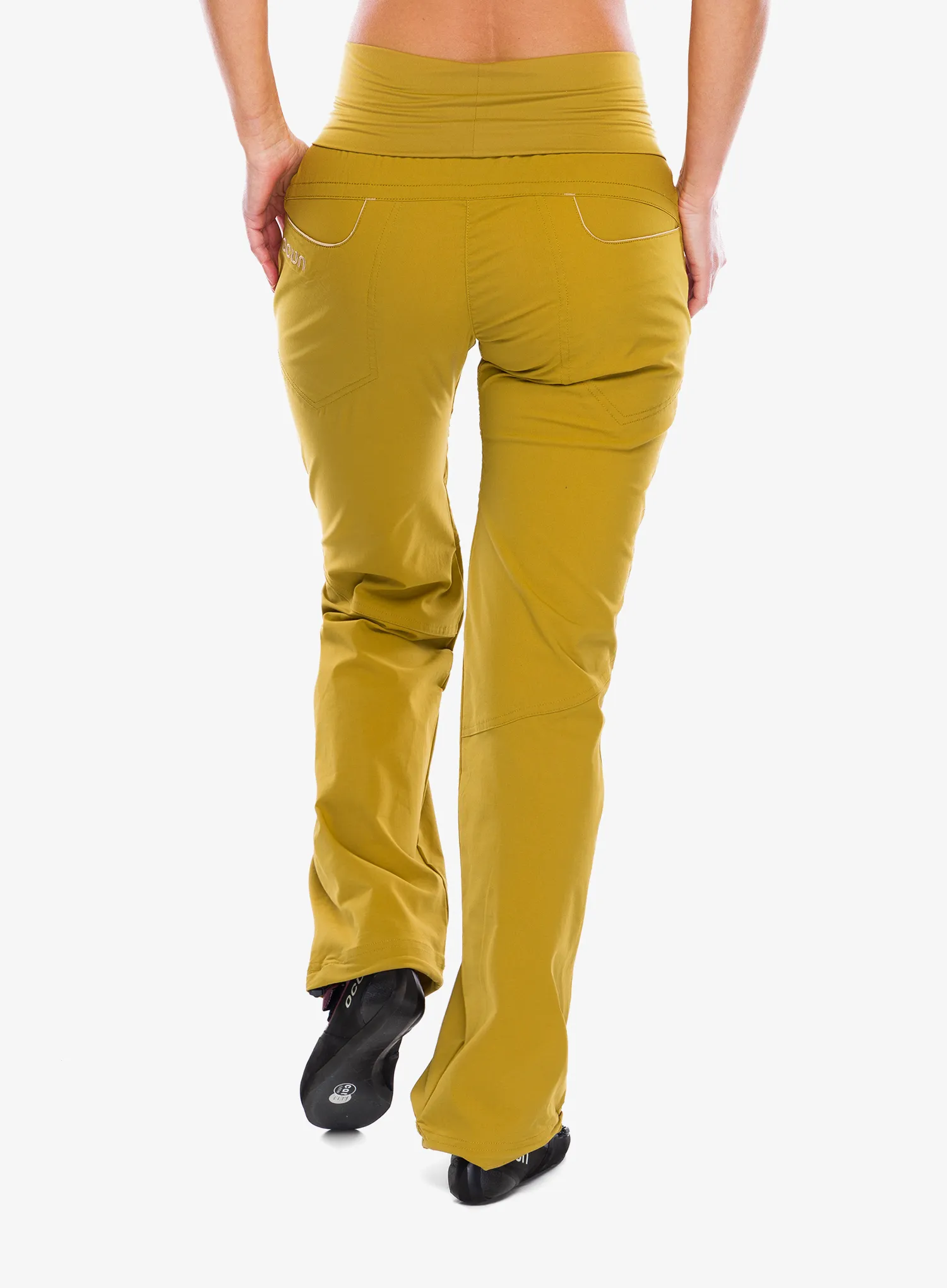 Дамски катерачни панталони Ocun Noya Pants - yellow dried tobacco