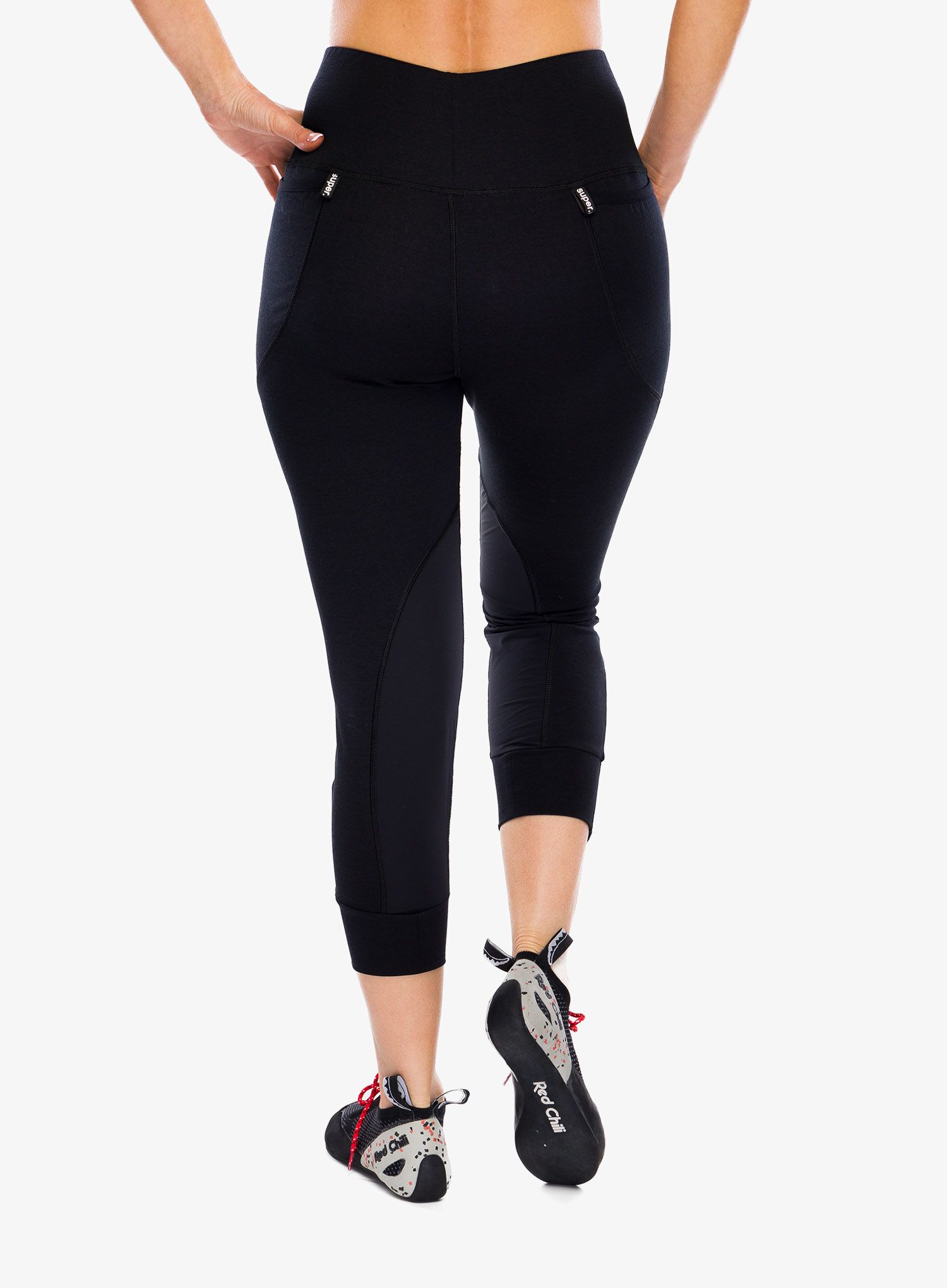 Дамски катерачни панталони Super.natural El Capitan - jet black/jet black