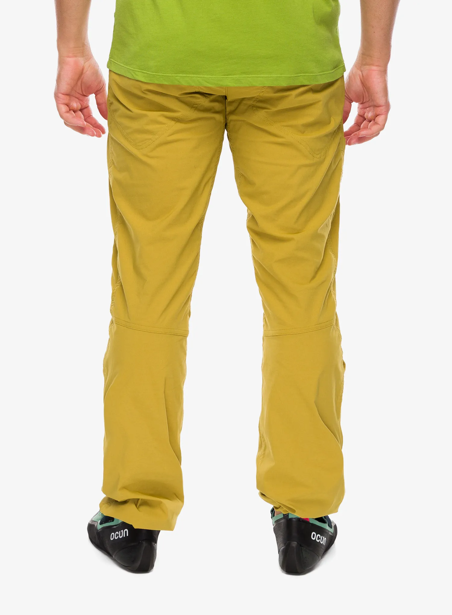 Панталони за катерене Ocun Mania Pants - yellow dried tobacco