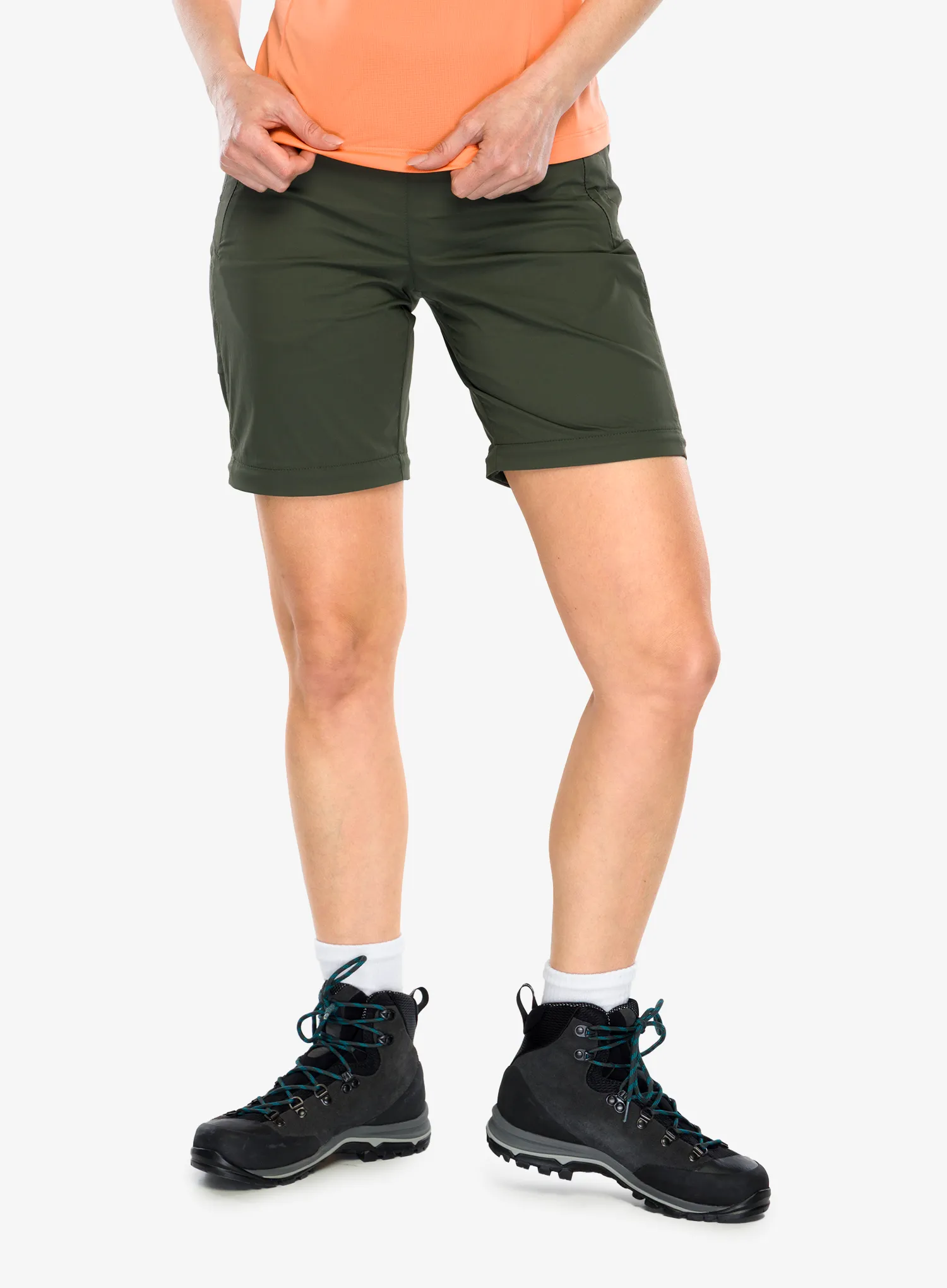 Дамски панталони със свалящи се крачоли Montura Cervinia Zip Off Pants - sage green