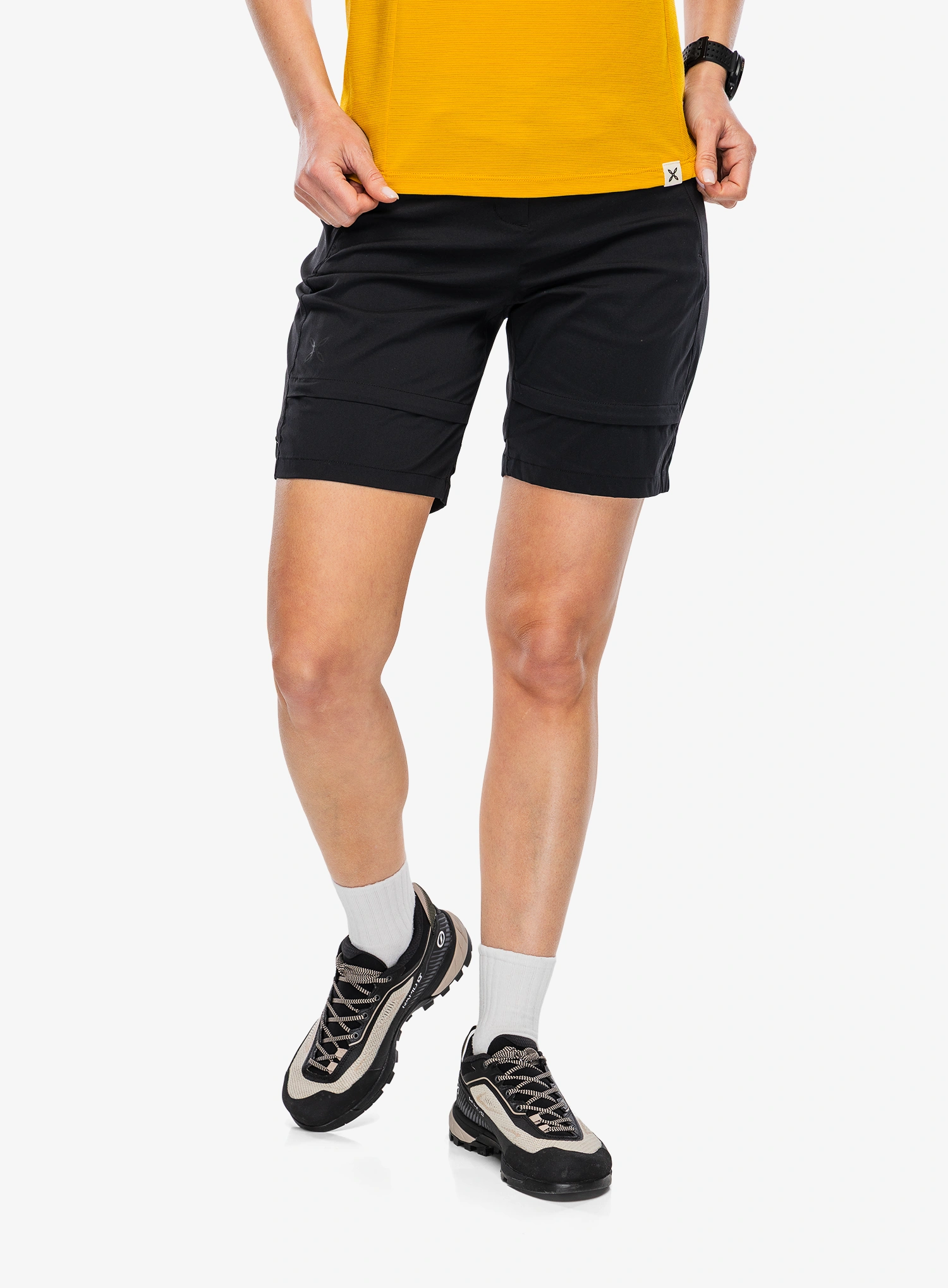 Дамски панталони със свалящи се крачоли Montura Route Zip Off Pants - black