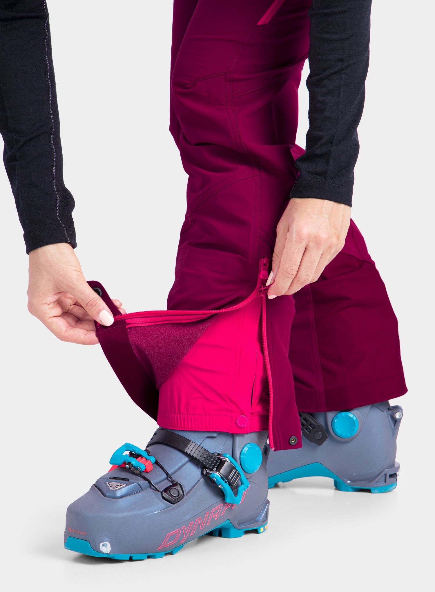 Дамски панталони за ски туринг Dynafit Mercury 2 Dynastretch Pants - beet red