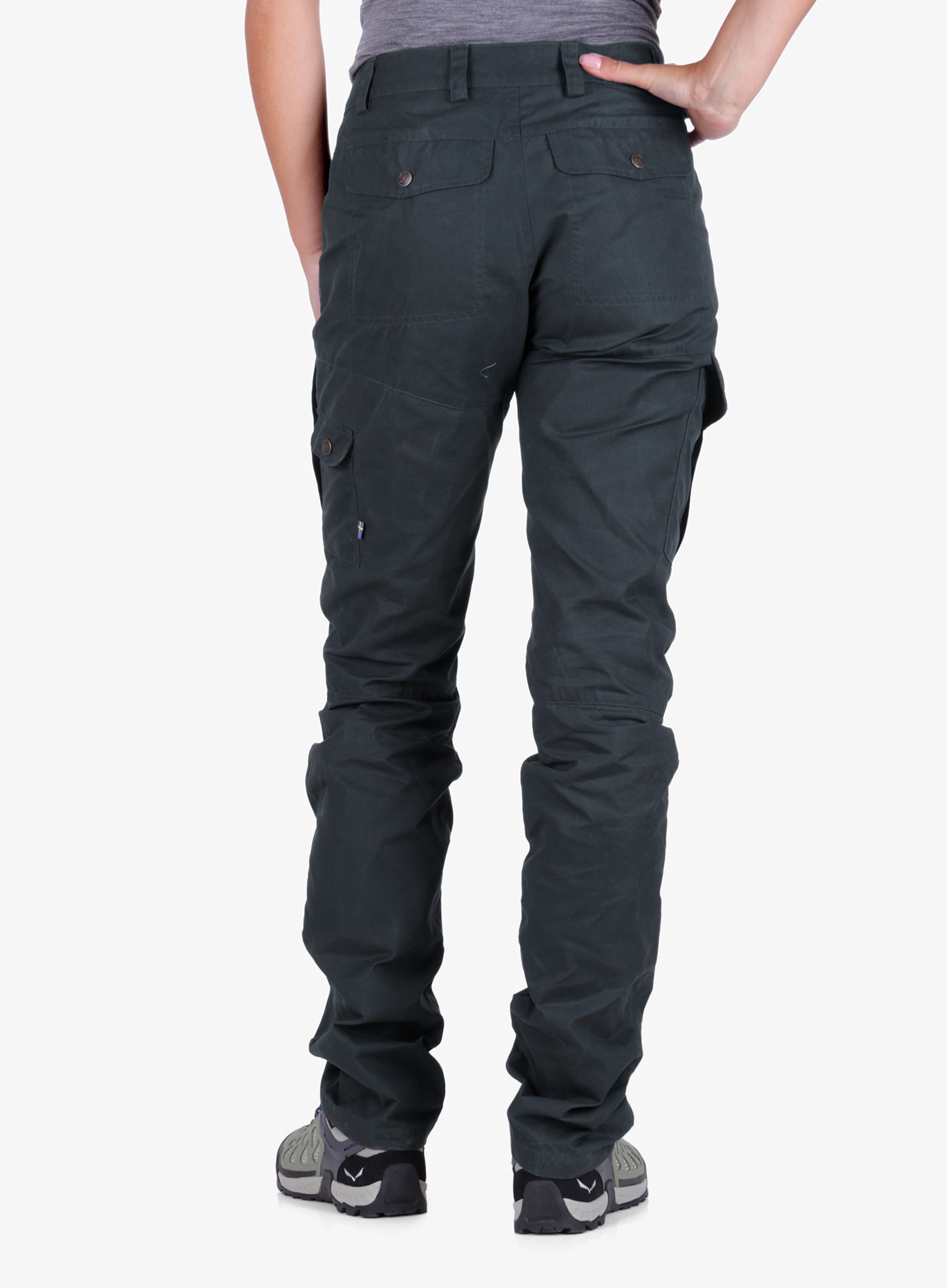 Дамски панталони за трекинг Fjallraven Karla Pro Curved - dark navy
