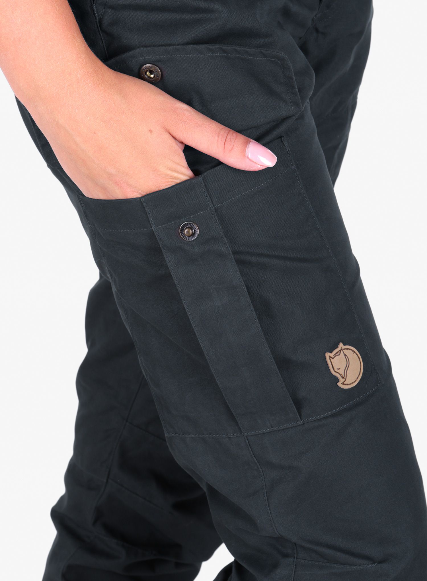 Дамски панталони за трекинг Fjallraven Karla Pro Curved - dark navy