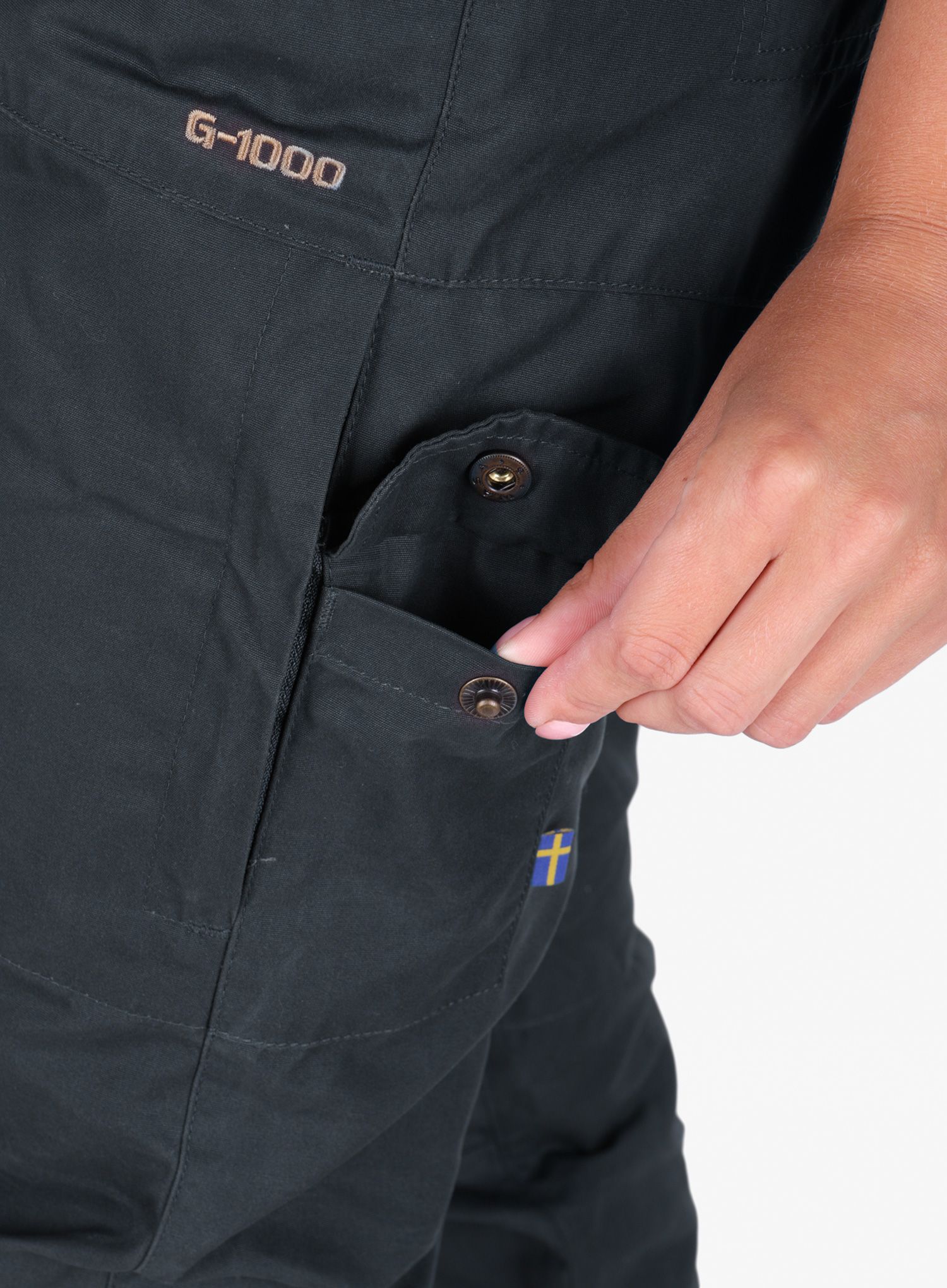 Дамски панталони за трекинг Fjallraven Karla Pro Curved - dark navy