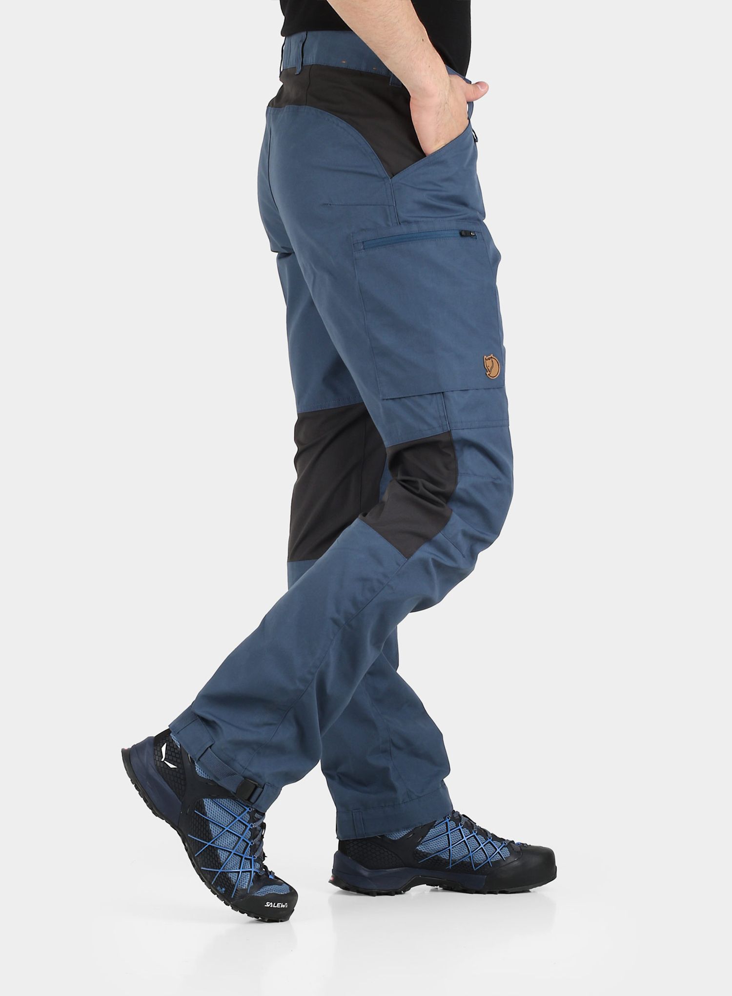 Туристически панталони Fjallraven Kaipak Trousers - uncle blue/dark grey