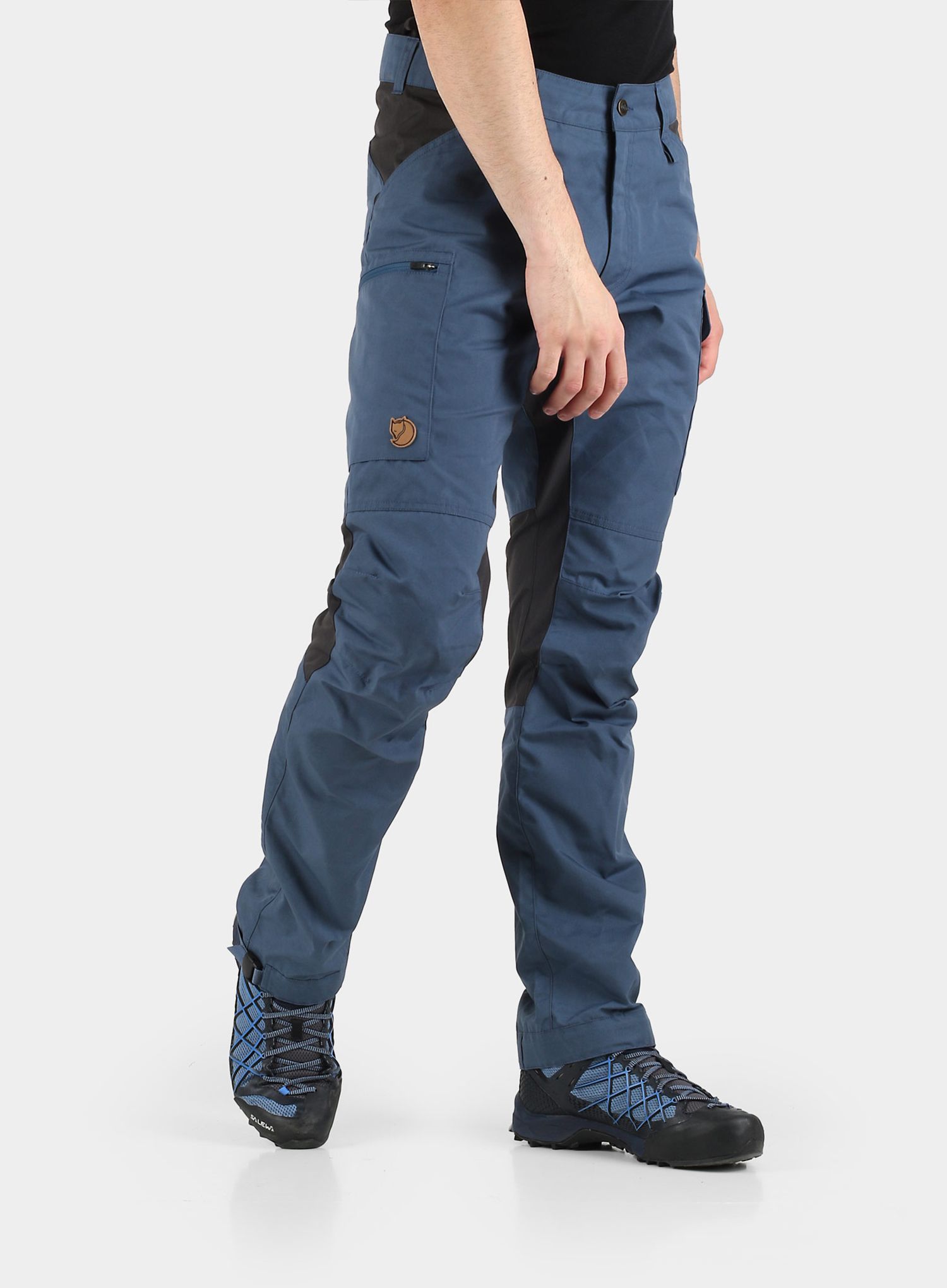 Туристически панталони Fjallraven Kaipak Trousers - uncle blue/dark grey