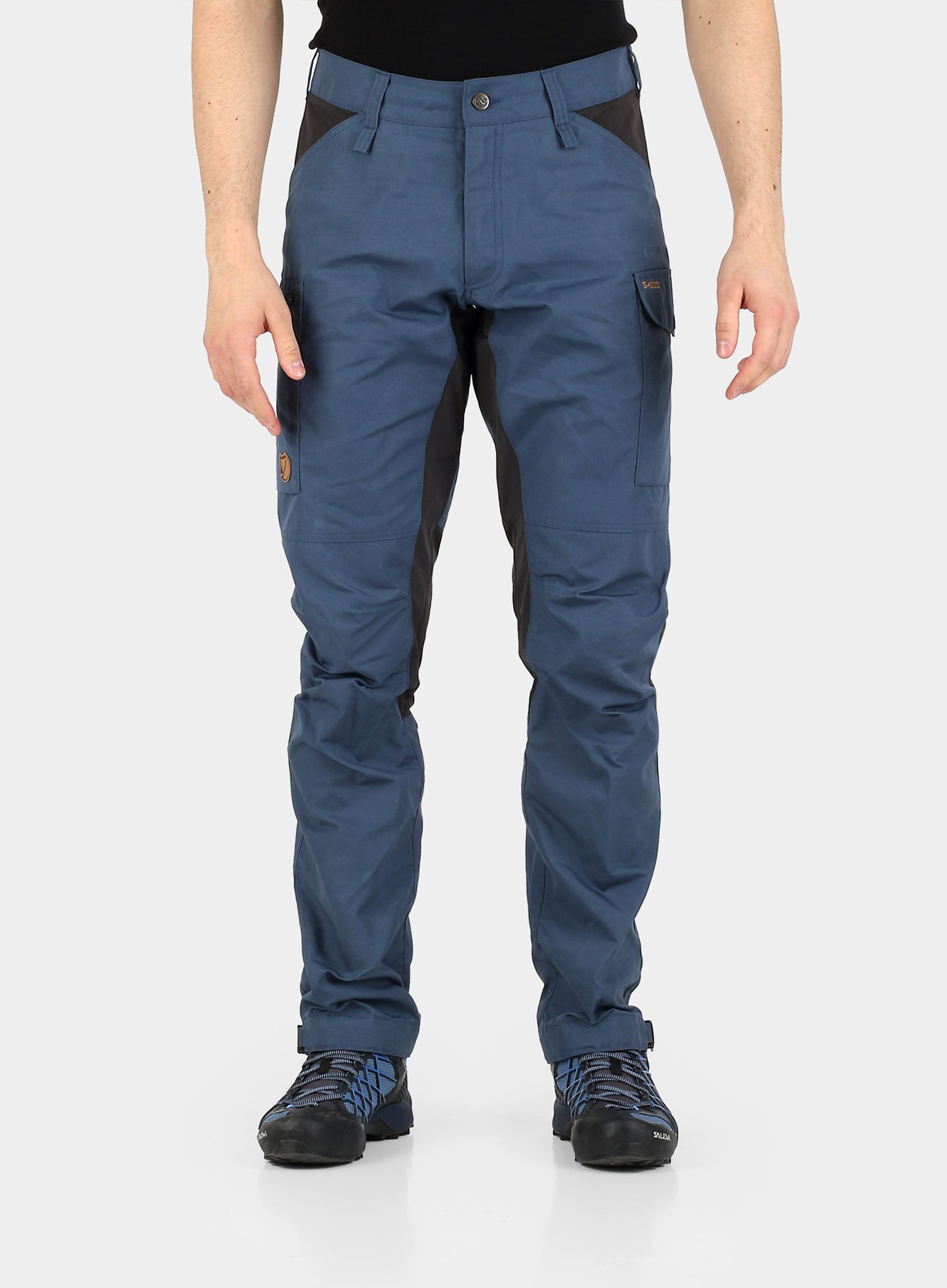 Туристически панталони Fjallraven Kaipak Trousers - uncle blue/dark grey