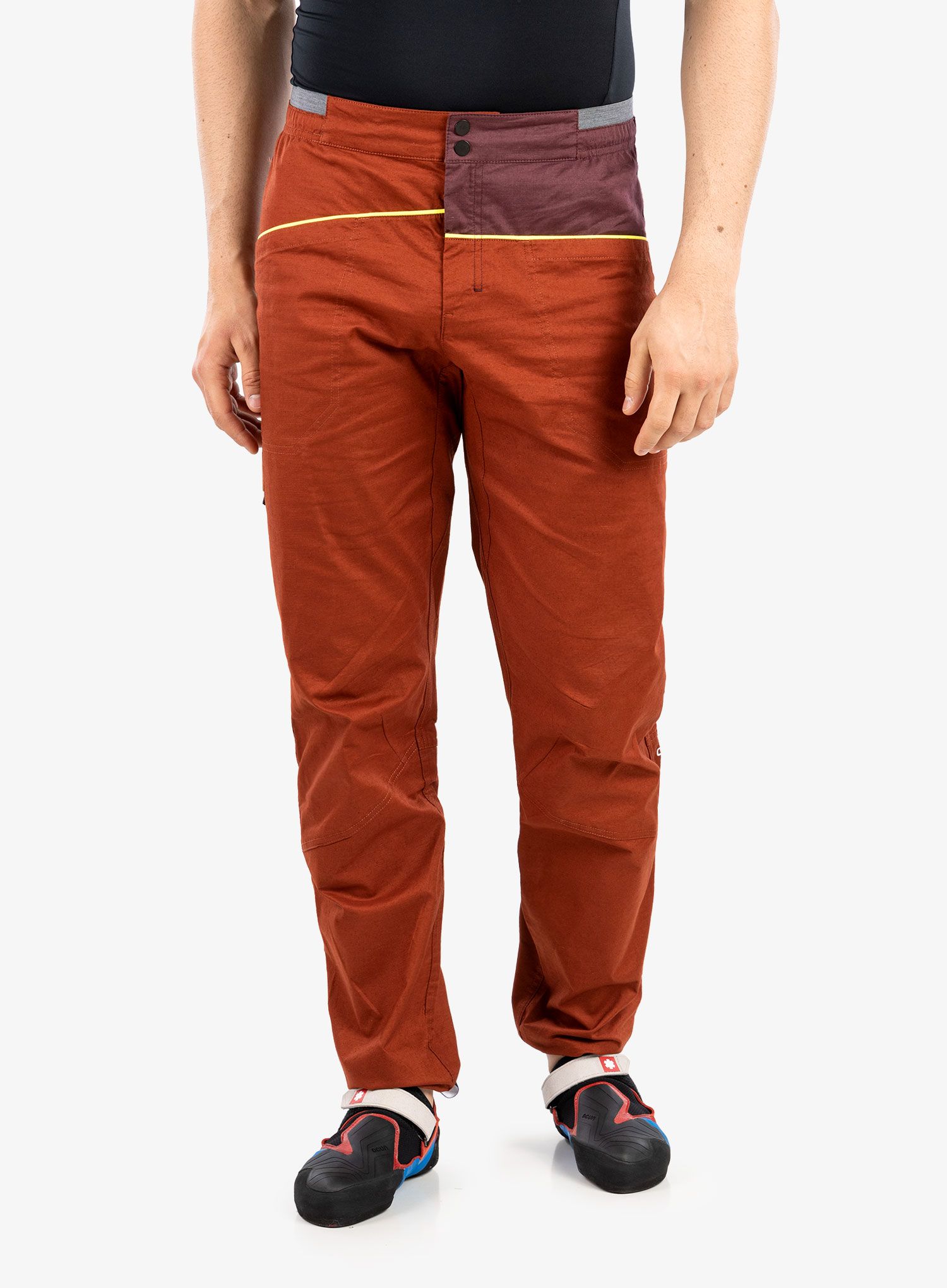 Панталони за катерене Ortovox Valbon Pants - clay orange