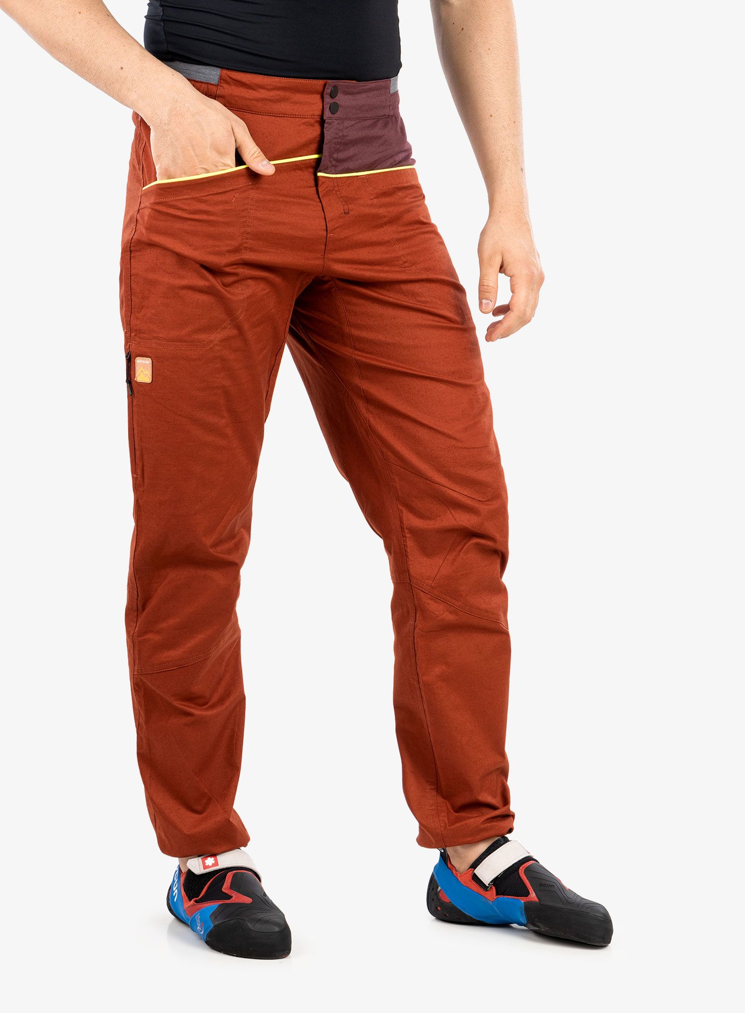 Панталони за катерене Ortovox Valbon Pants - clay orange