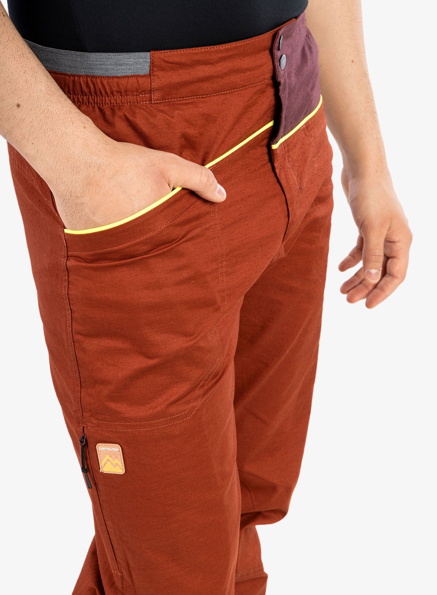 Панталони за катерене Ortovox Valbon Pants - clay orange