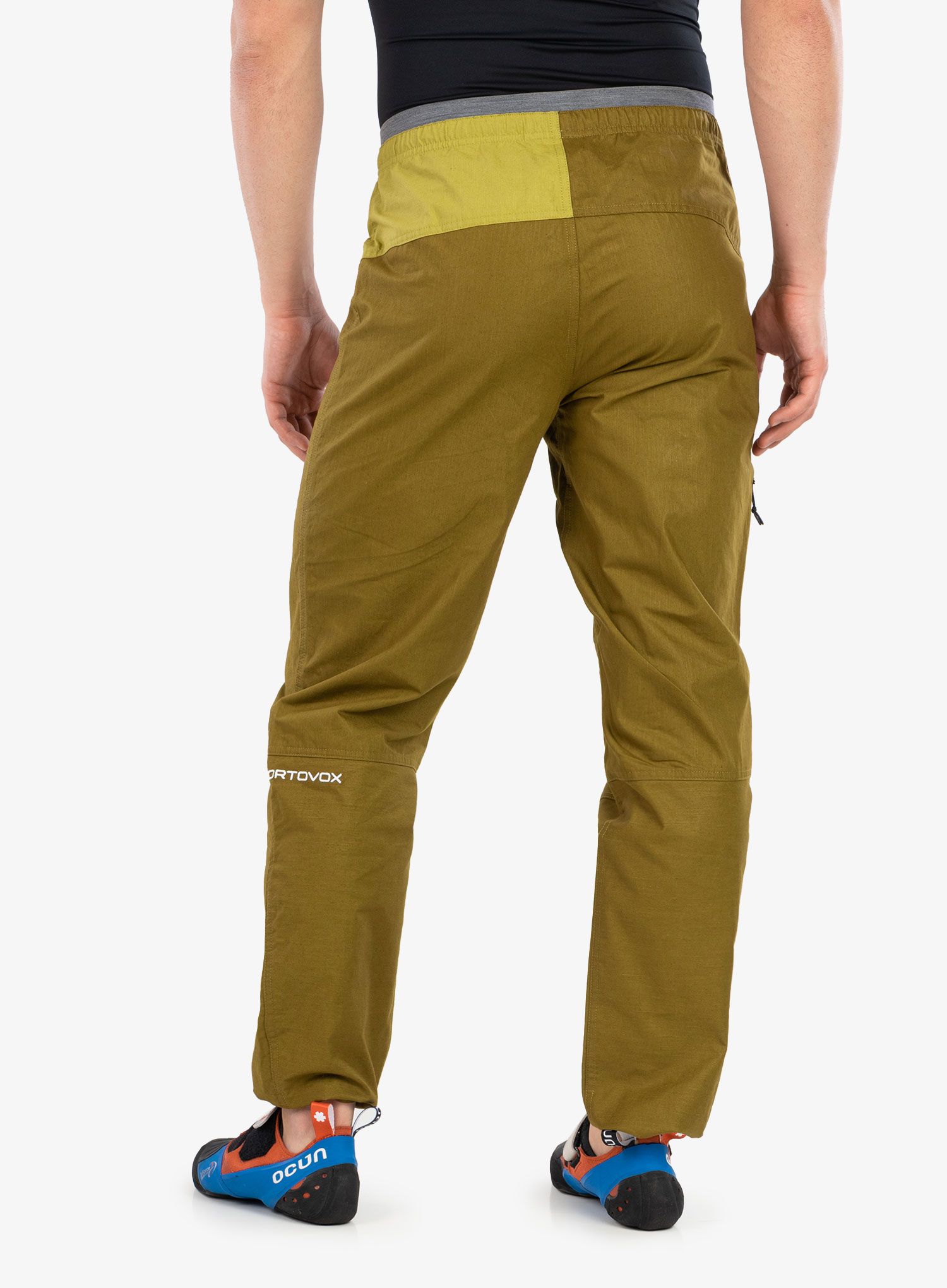 Панталони за катерене Ortovox Valbon Pants - green moss