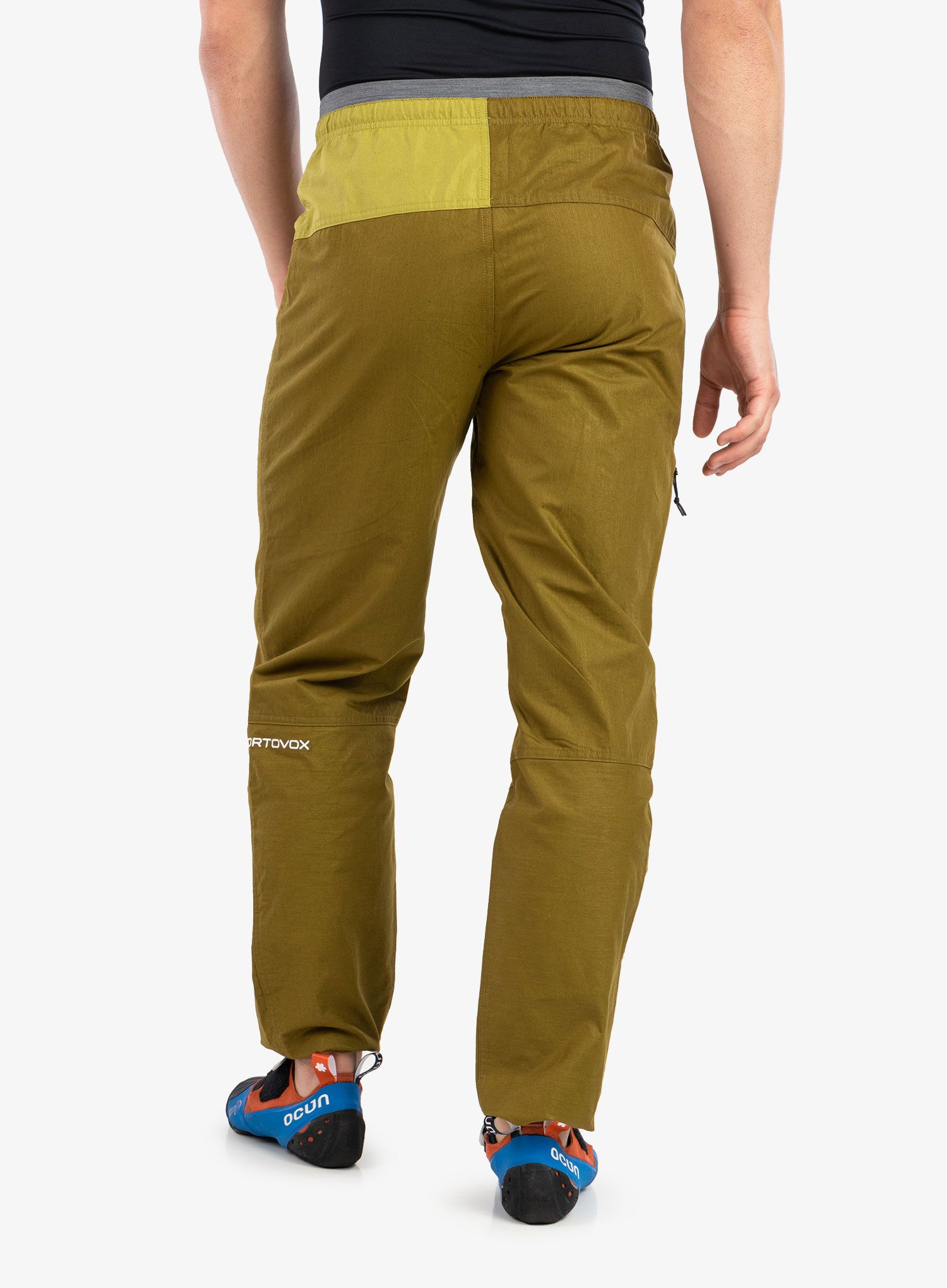 Панталони за катерене Ortovox Valbon Pants - green moss