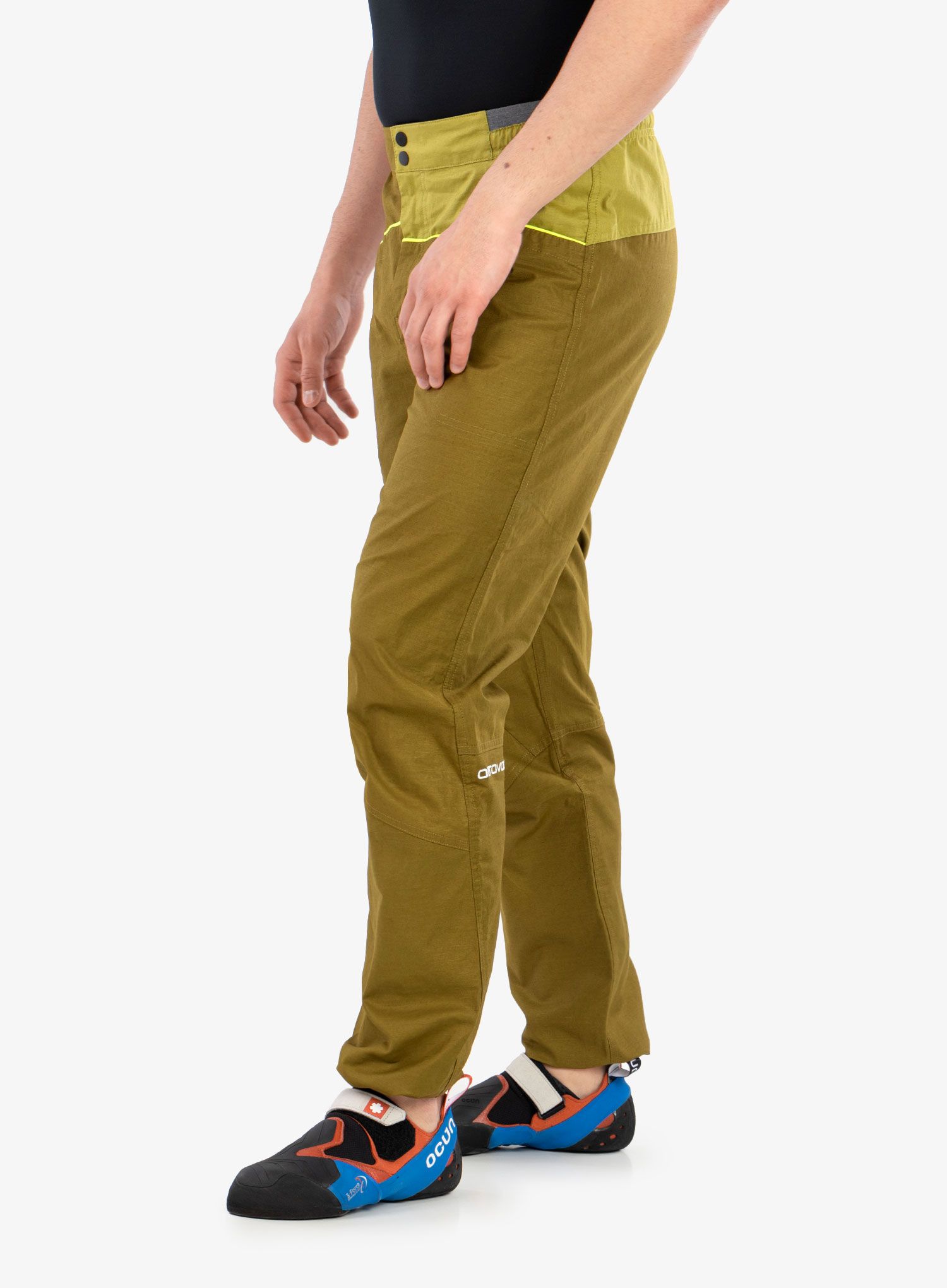 Панталони за катерене Ortovox Valbon Pants - green moss