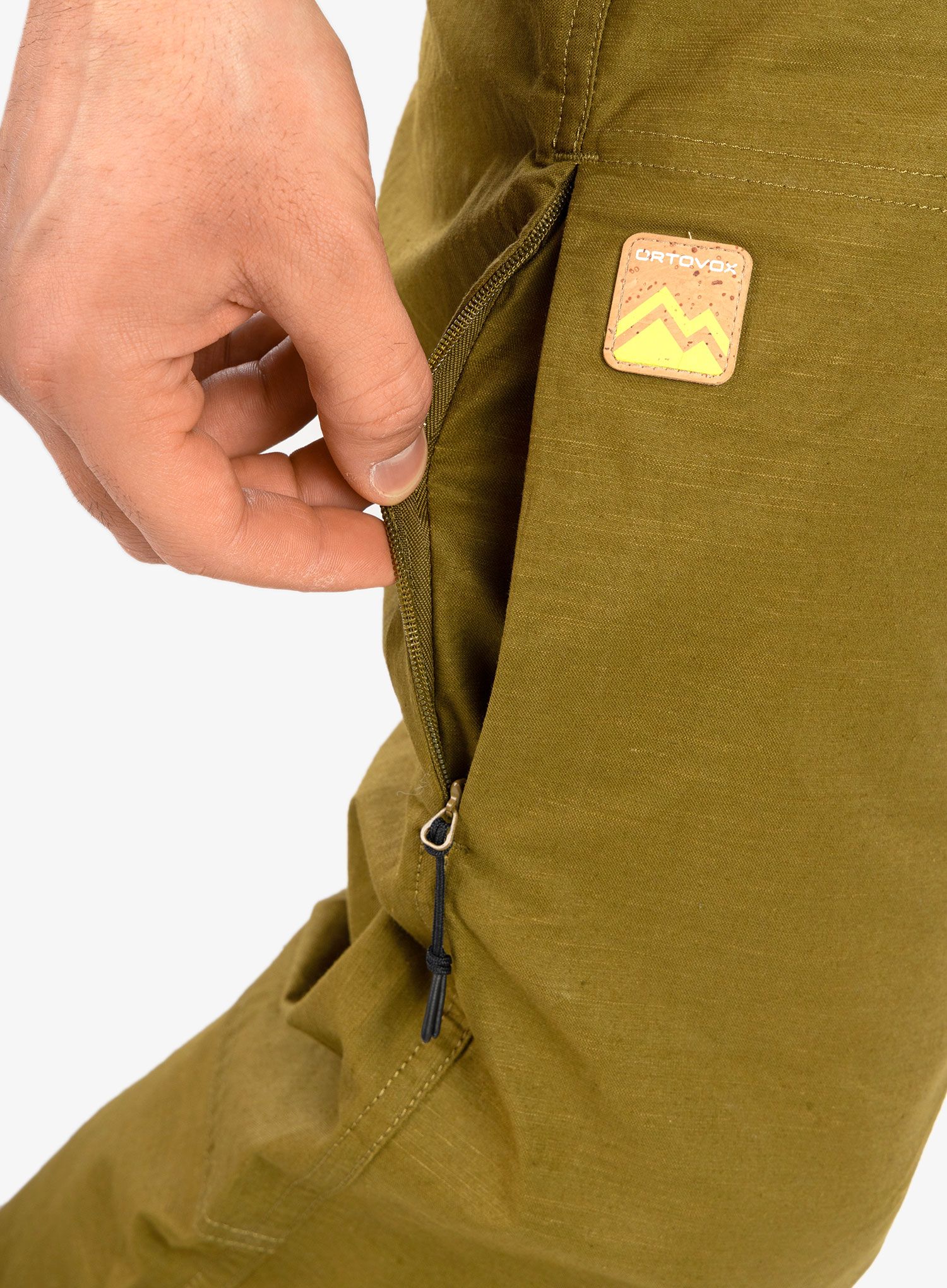 Панталони за катерене Ortovox Valbon Pants - green moss