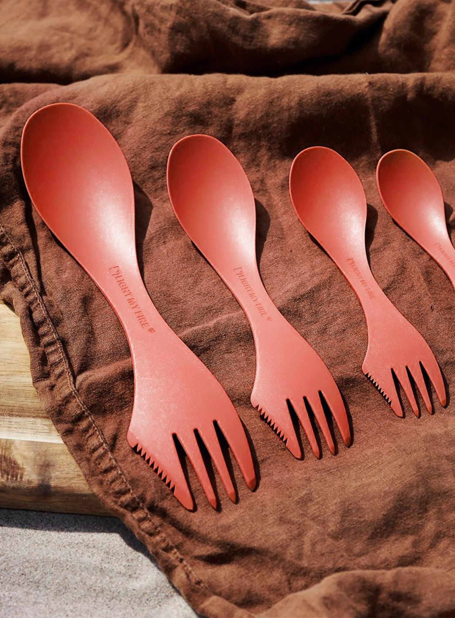 Спорк Light My Fire Spork Original Bio - rocky red