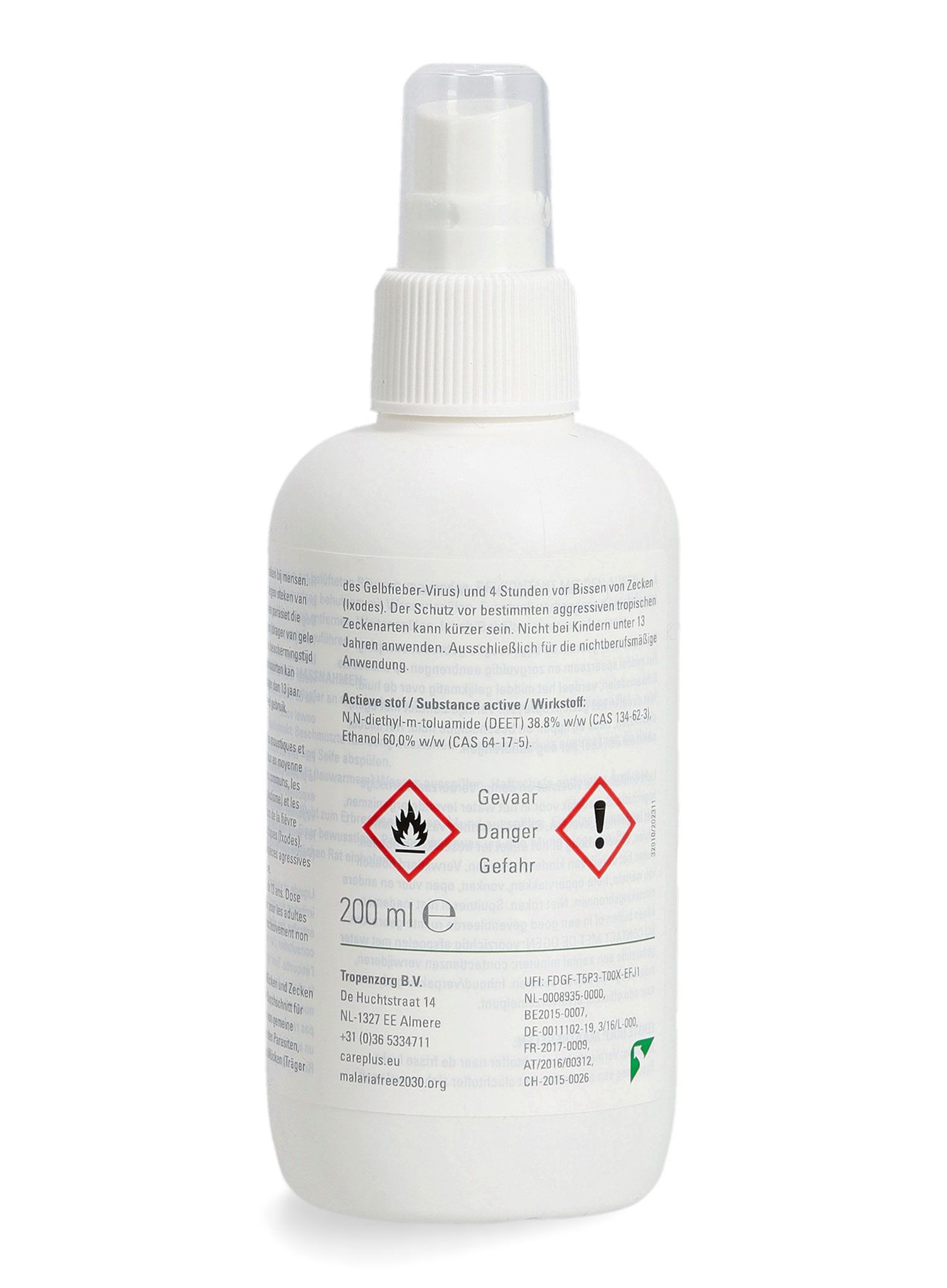 Спрей срещу комари Care Plus Anti-Insect Deet Spray 40% 200ml