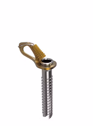 Винт за лед Blue Ice Aero Ice Screw 13 cm - yellow