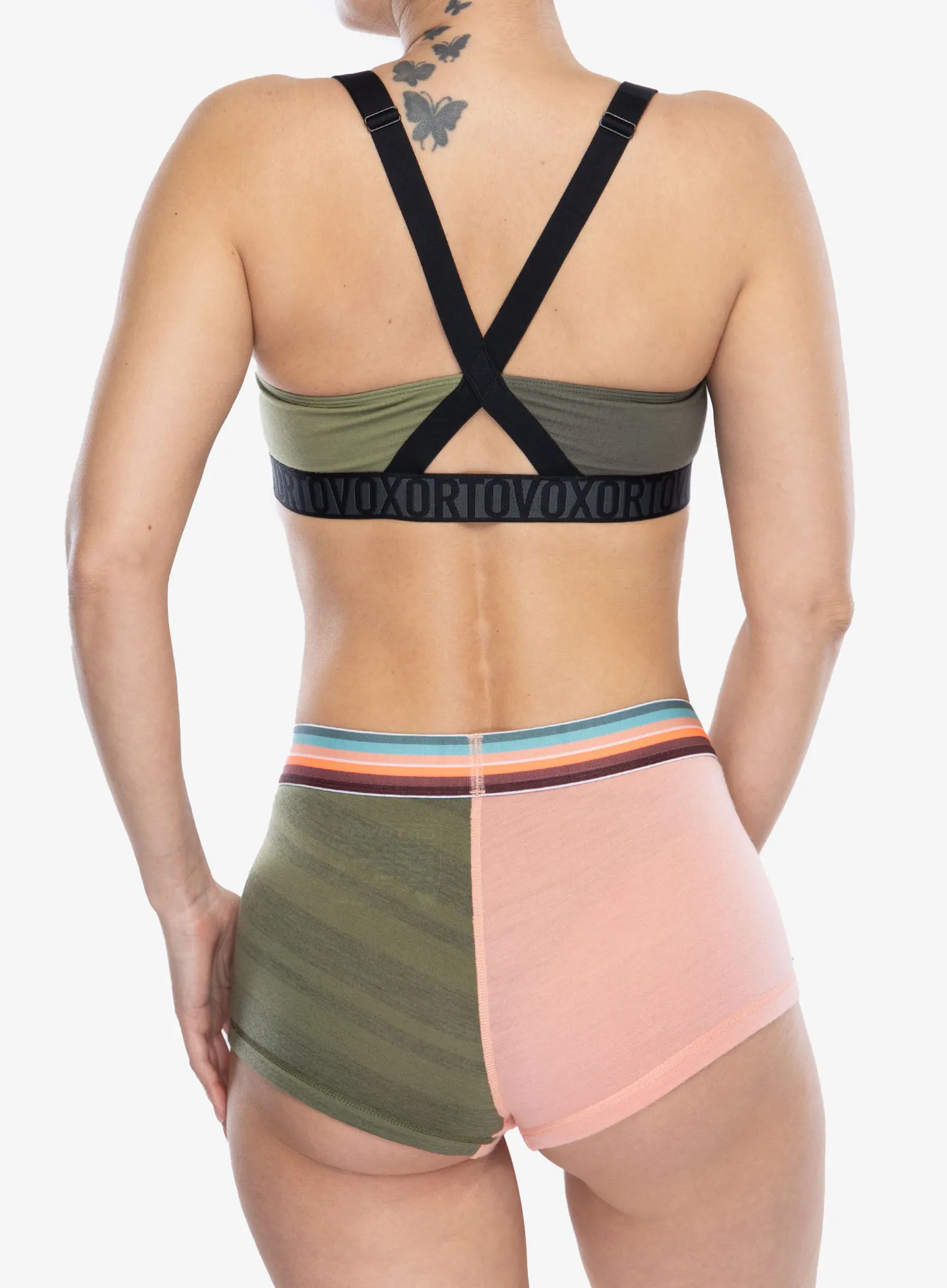 Спортно бюстие Ortovox 150 Essential Sports Top - wild herbs