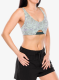 Спортно бюстие Patagonia Maipo Low Impact Adjustable Bra - rock wash/thermal blue
