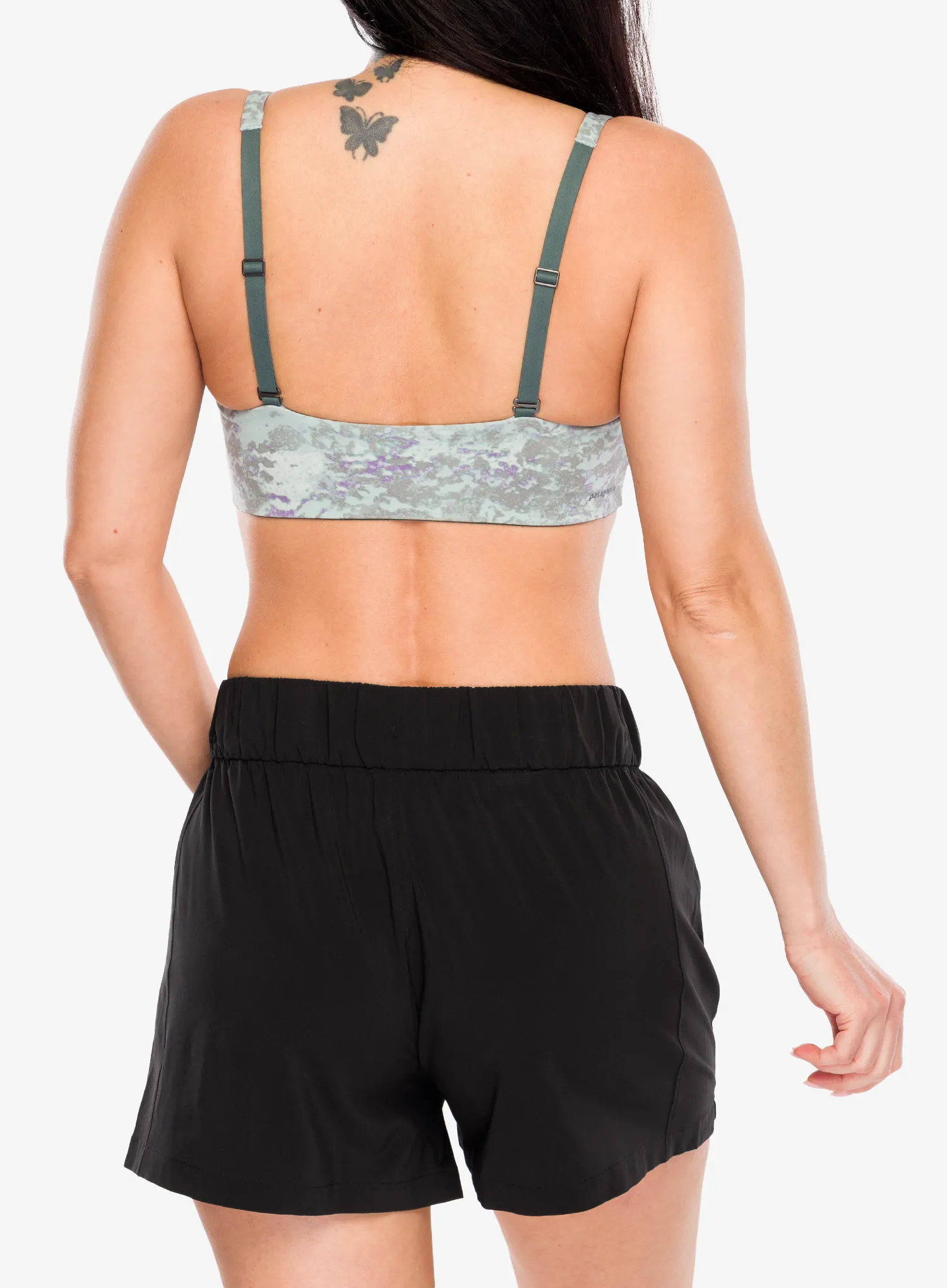 Спортно бюстие Patagonia Maipo Low Impact Adjustable Bra - rock wash/thermal blue