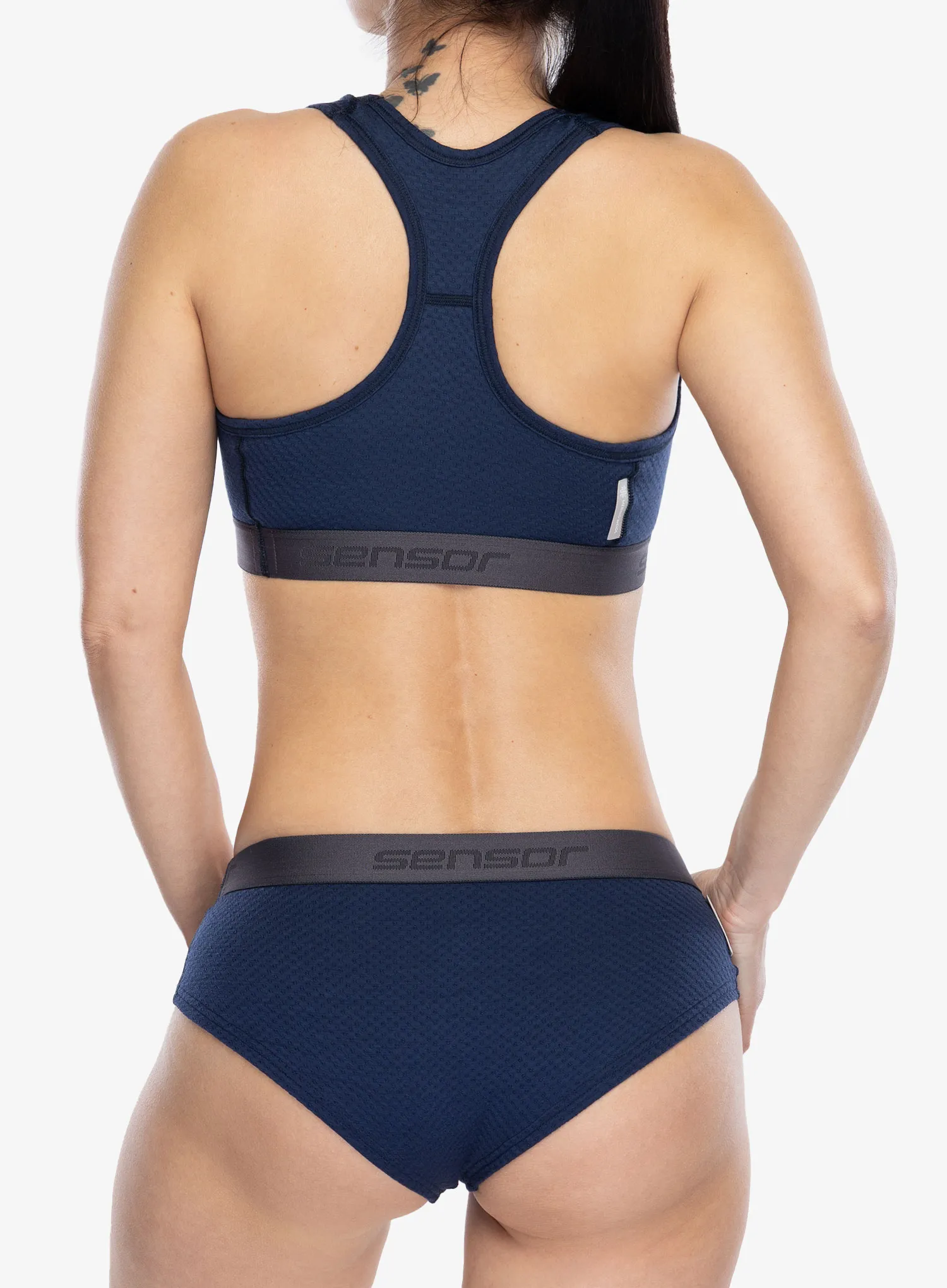 Спортно бюстие Sensor Merino DF Bra - deep blue