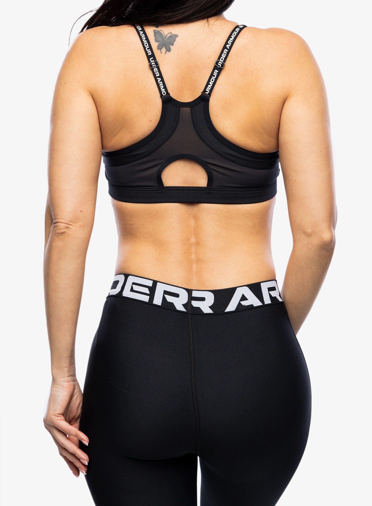 Спортно бюстие Under Armour Infinity 2.0 Low Sports Bra - black/white