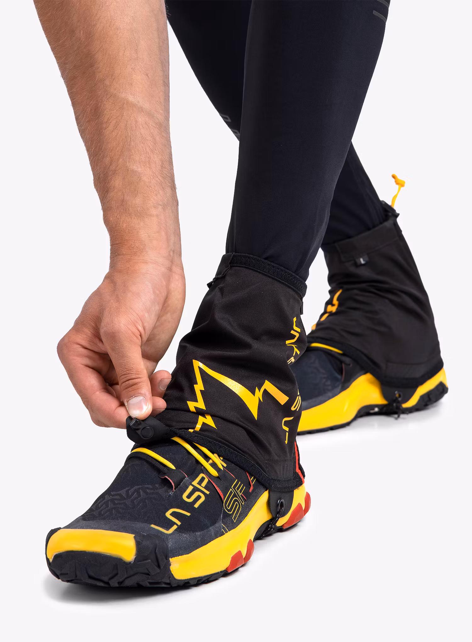 Гети La Sportiva Winter Running Gaiter - black/yellow