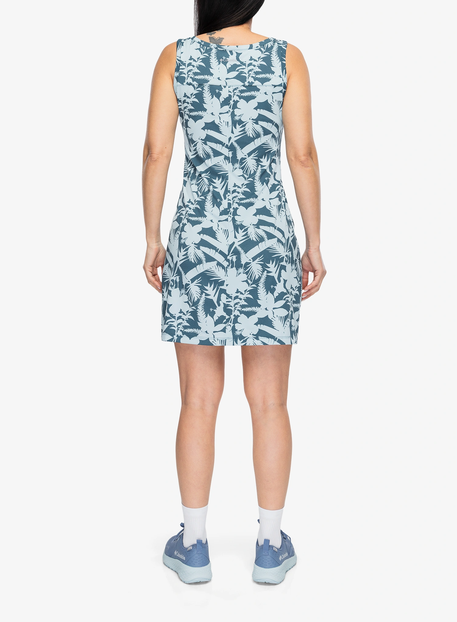 Спортна рокля Columbia Chill River Printed Dress - everblue/botaniflage tonal