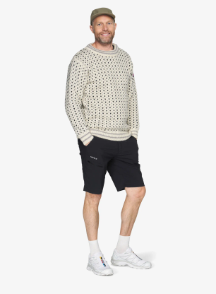 Вълнен пуловер Devold Nordsjo Two-Tone Sweater - offwhite