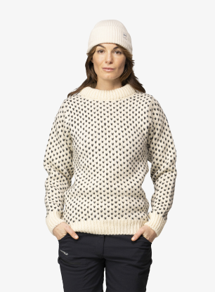 Вълнен пуловер Devold Nordsjo Wool Sweater - offwhite