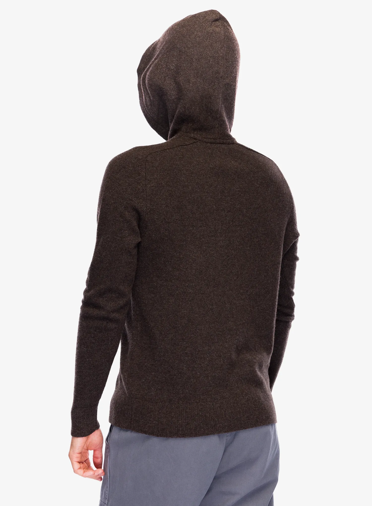 Вълнен пуловер Royal Robbins Rockcraft Wool Hoodie - turkish coffee htr