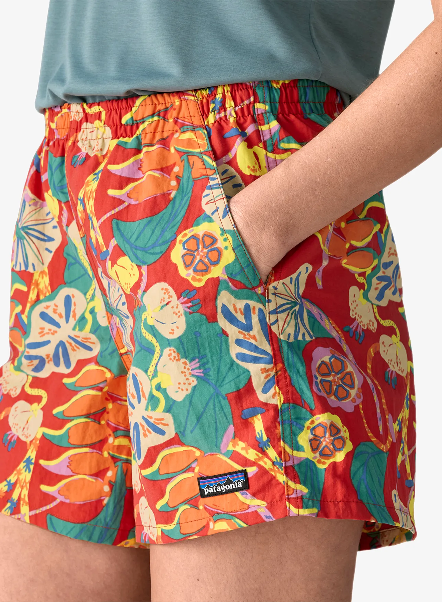 Дамски шорти Patagonia Baggies Shorts 5 - tropiclimb/hot ember