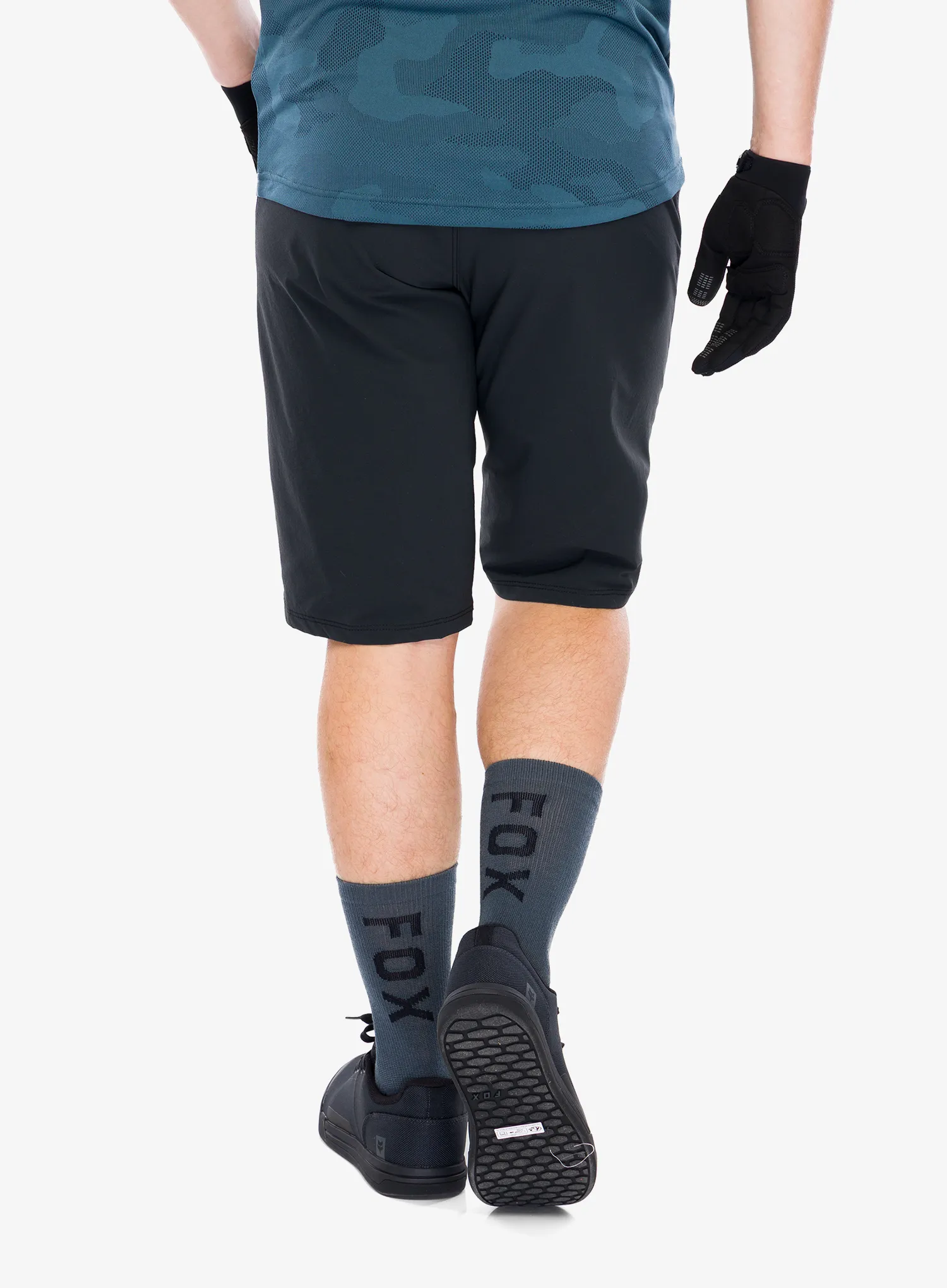 Къси велосипедни панталони Fox Flexair Short - black