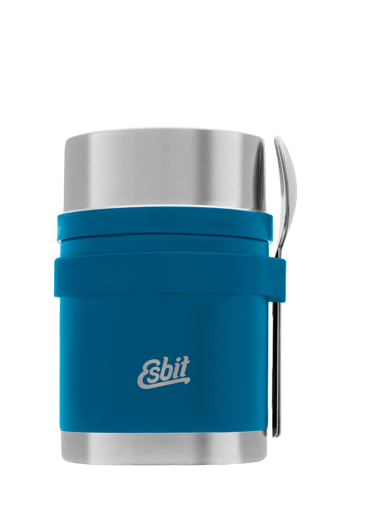 Туристически прибори Esbit Cutlery Set Incl. Silicone Band S - polar blue
