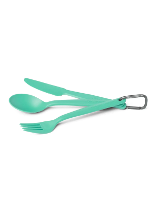 Туристически прибори Sea to Summit Camp Cutlery Set - cabbage