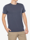 Памучна тениска Dovre O-neck Bamboo Viscose T-shirt - grey