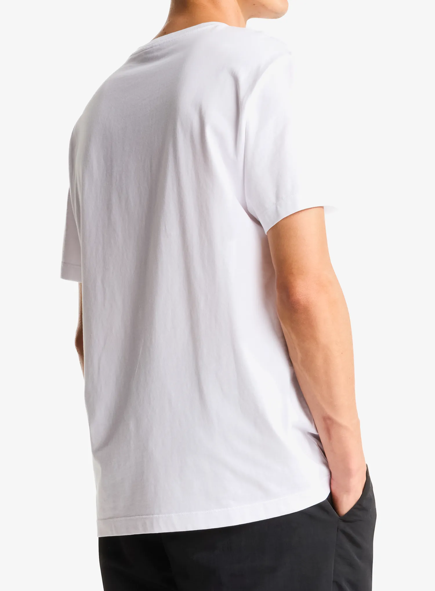 Памучна тениска The North Face Essential Center Logo Relaxed SS - tnf white