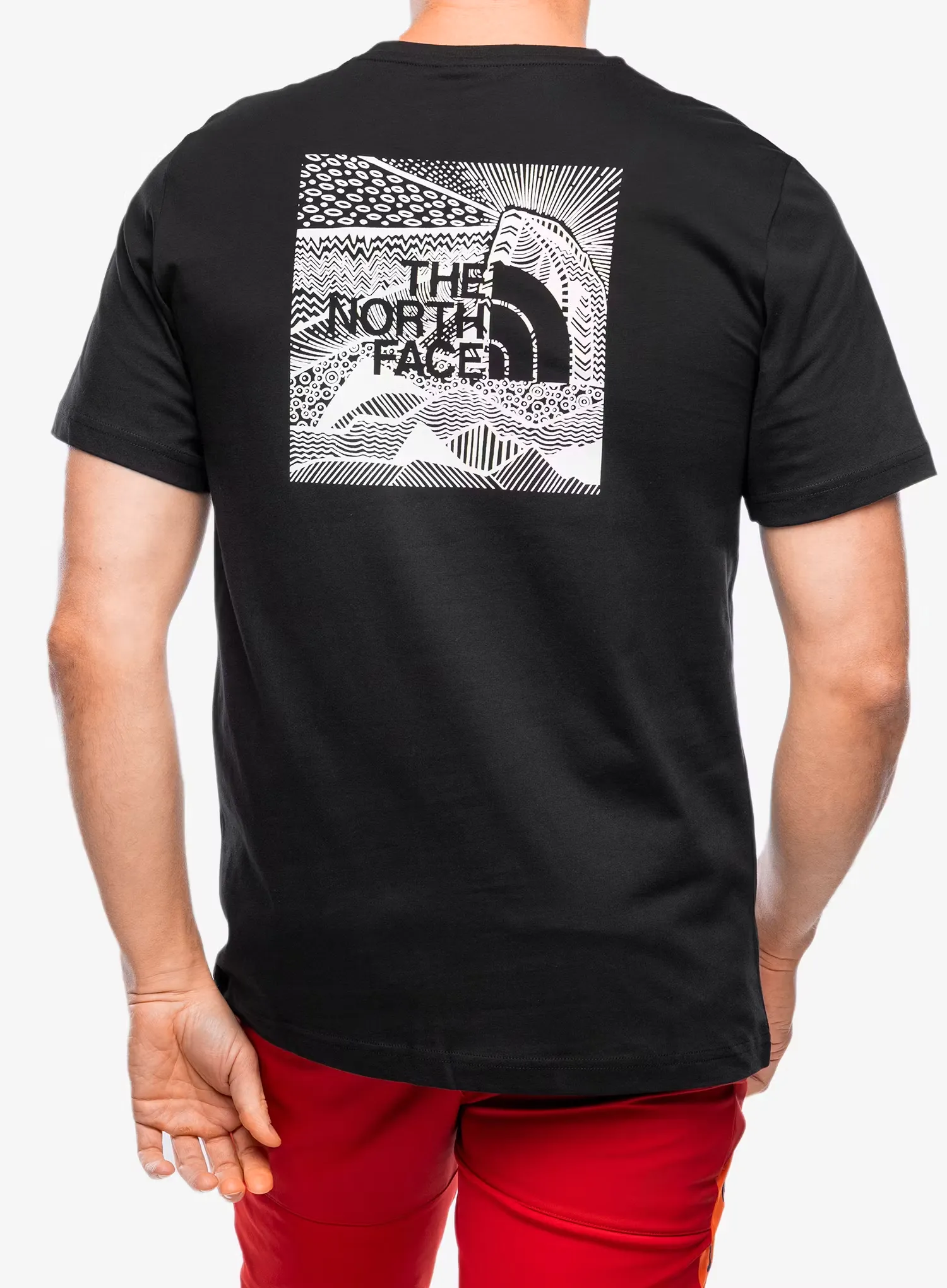 Фланелка с щампа The North Face S/S Redbox Celebration Tee - tnf black