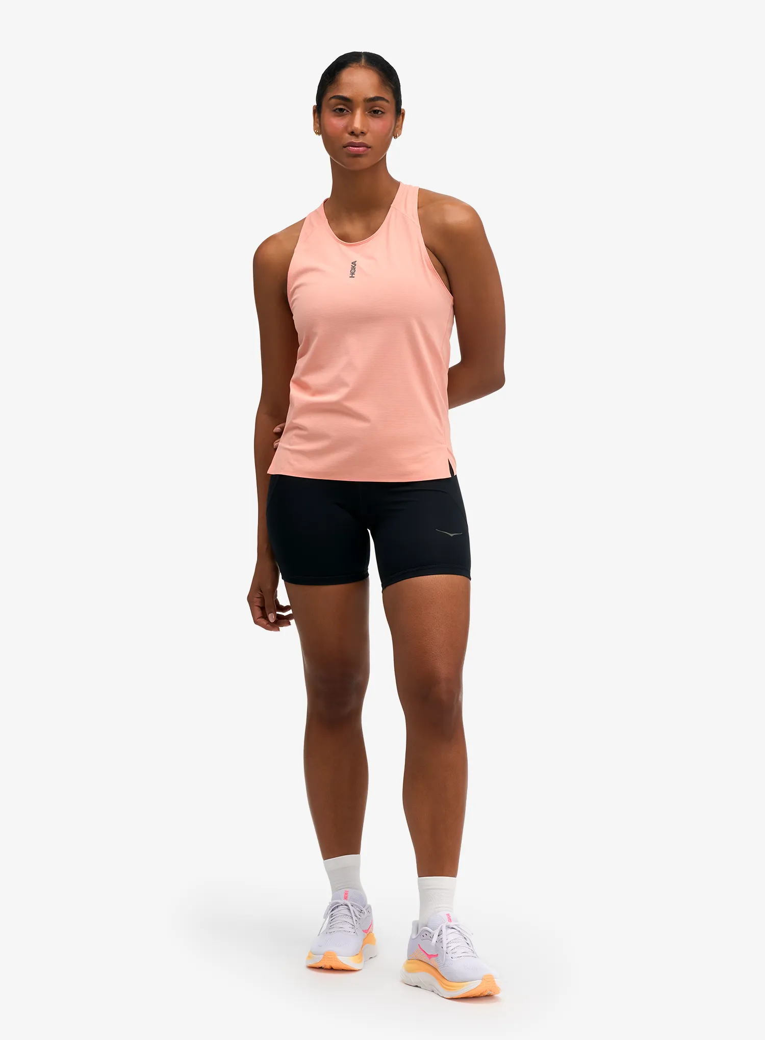 Дамски потник Hoka EveryRun Tank - sunstone